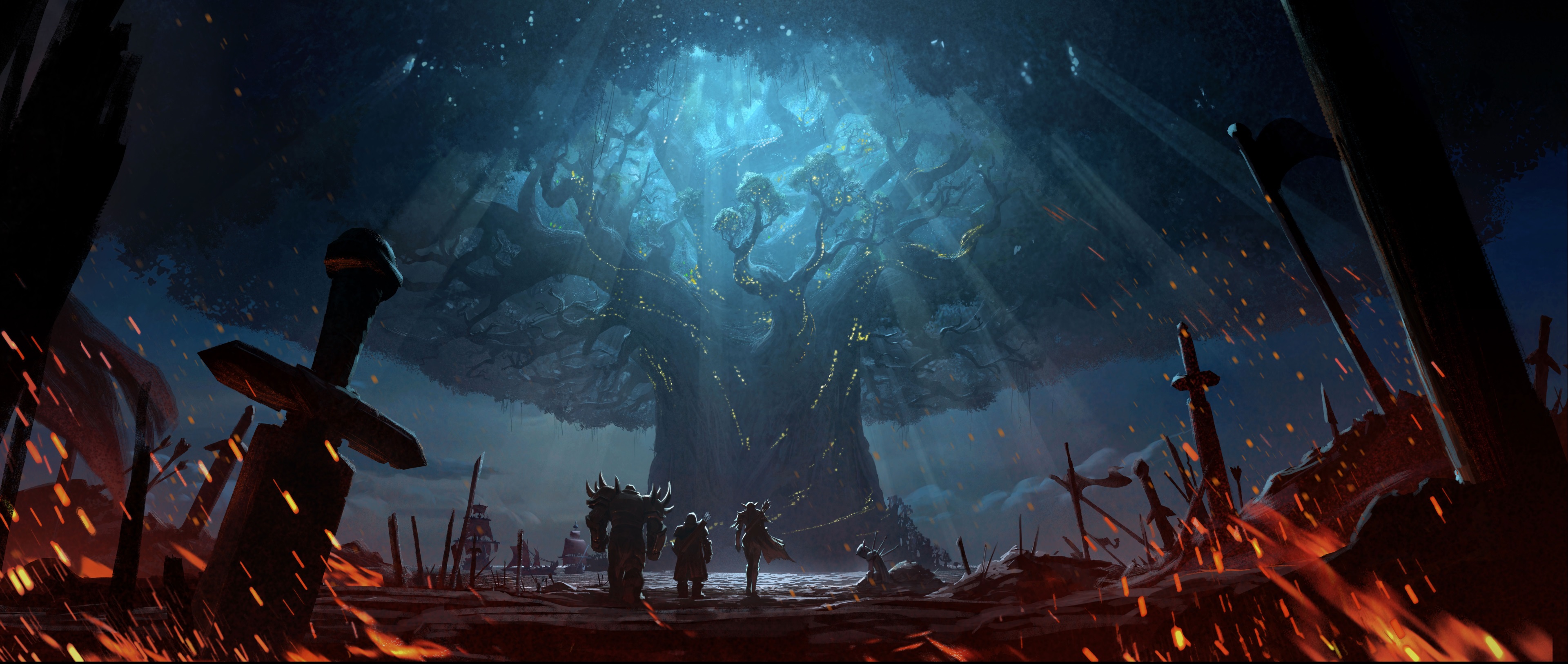 World of Warcraft Battle for Azeroth 4K HD Wallpaper