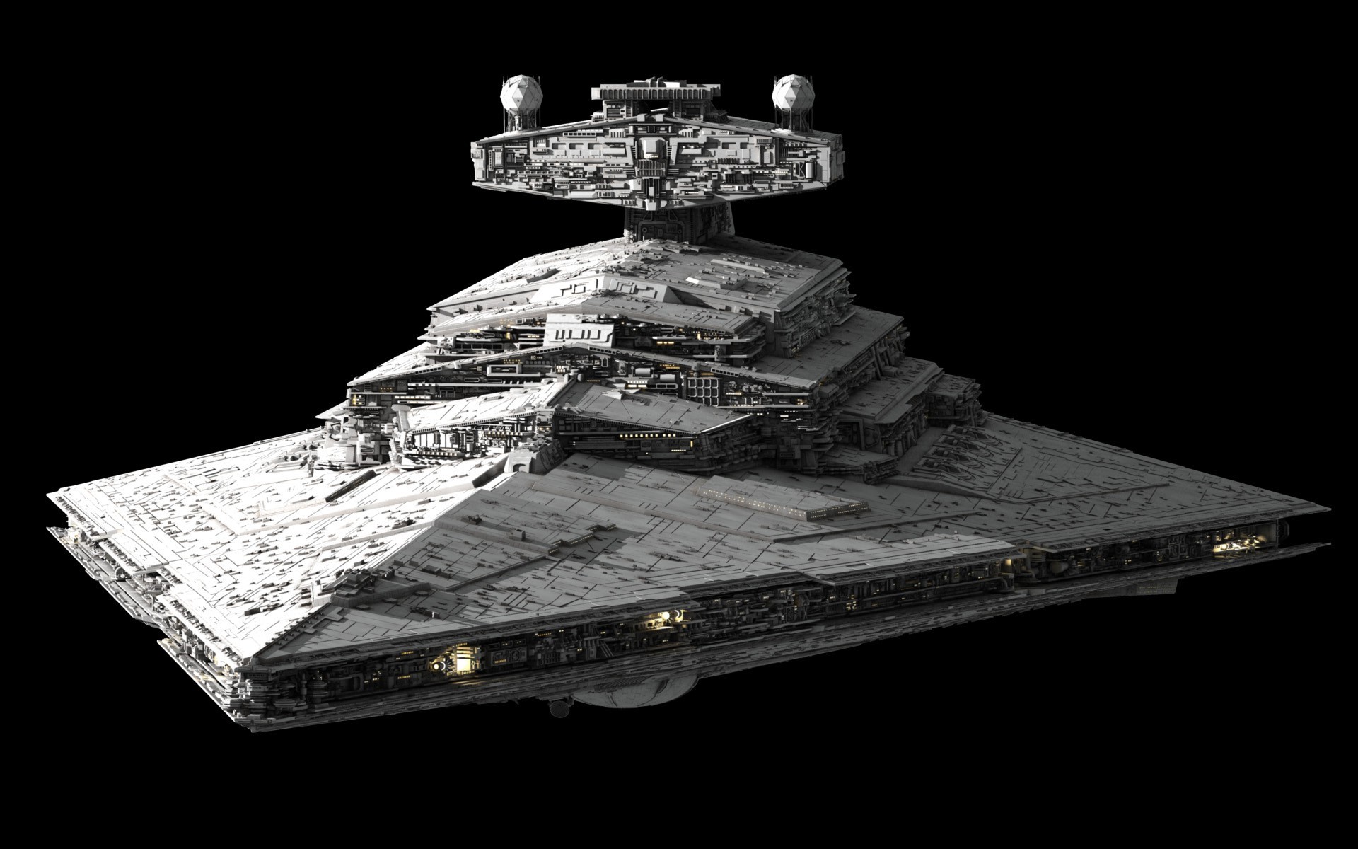 Imperial Star Destroyer spaceship from Star Wars HD Wallpaper