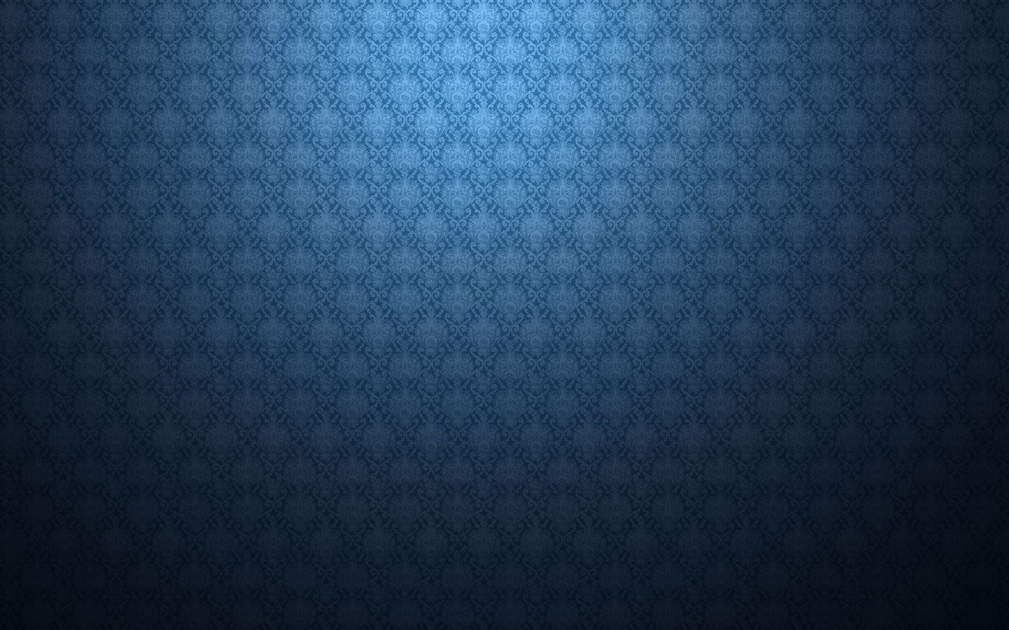 Blue damask pattern with gradient lighting HD Wallpaper