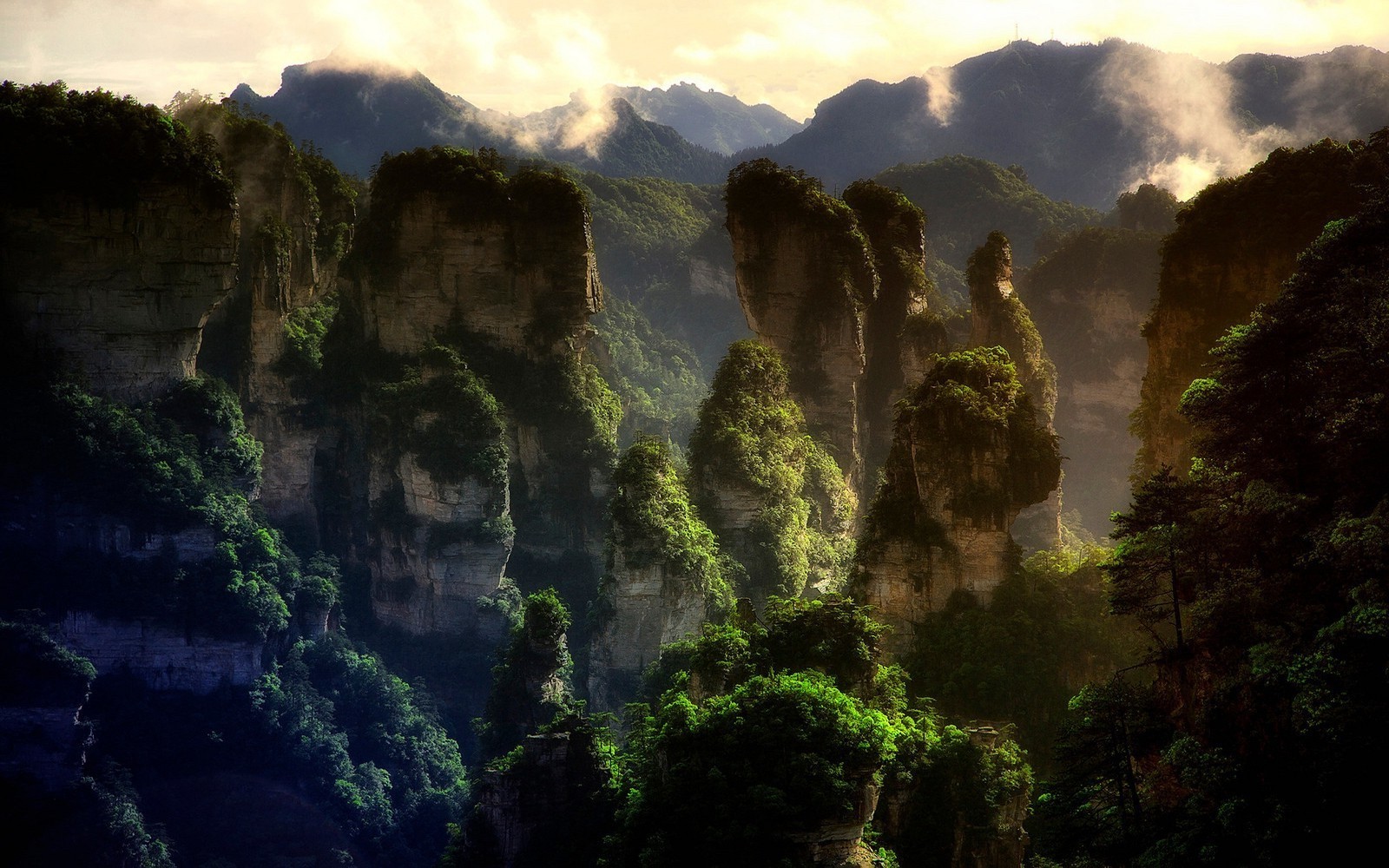 Zhangjiajie National Forest Park, China HD Wallpaper