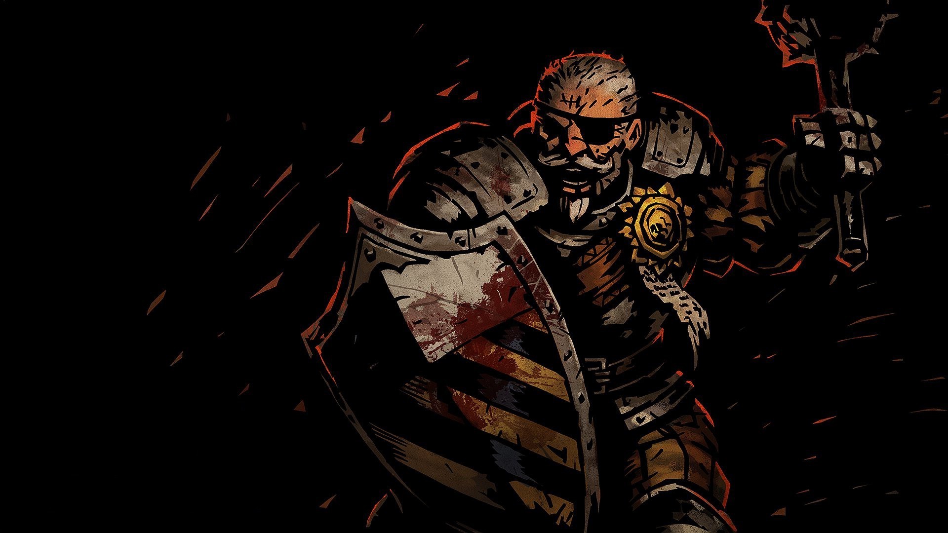 Man-at-Arms from Darkest Dungeon HD Wallpaper