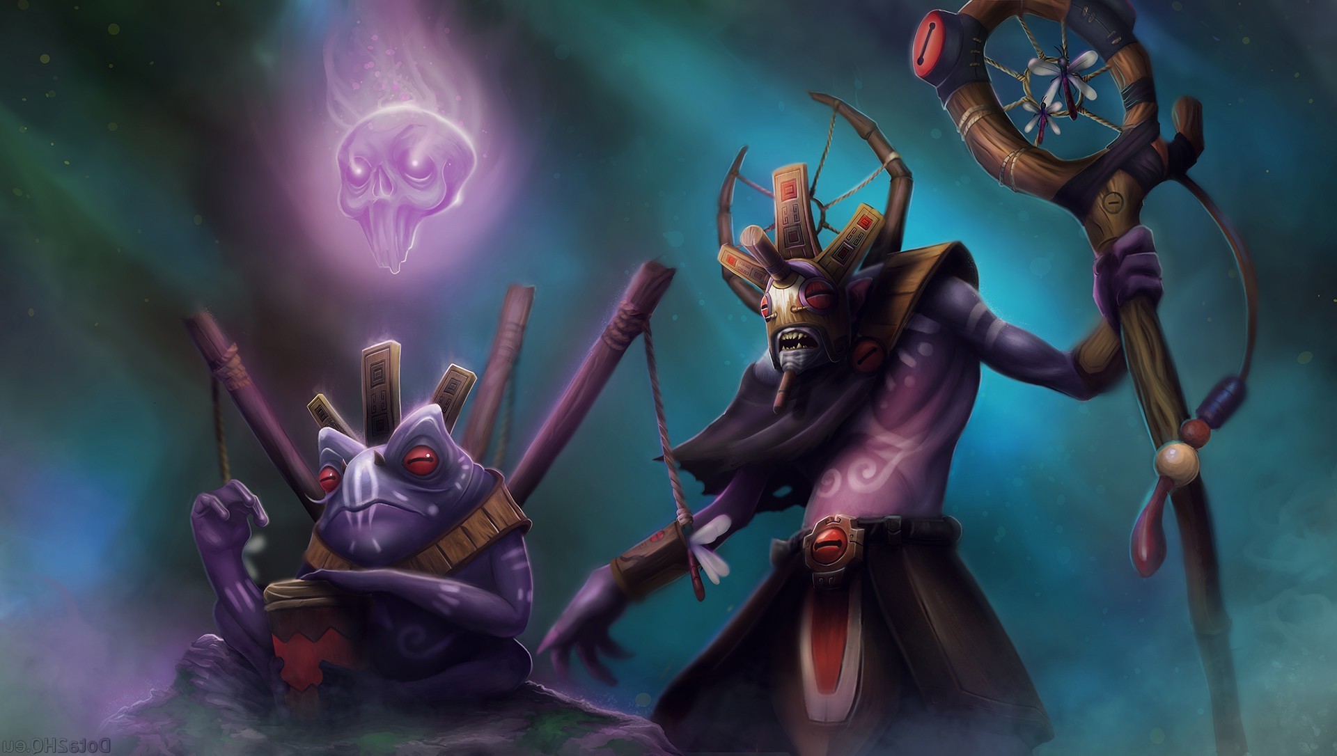 Witch Doctor from Dota 2 HD Wallpaper