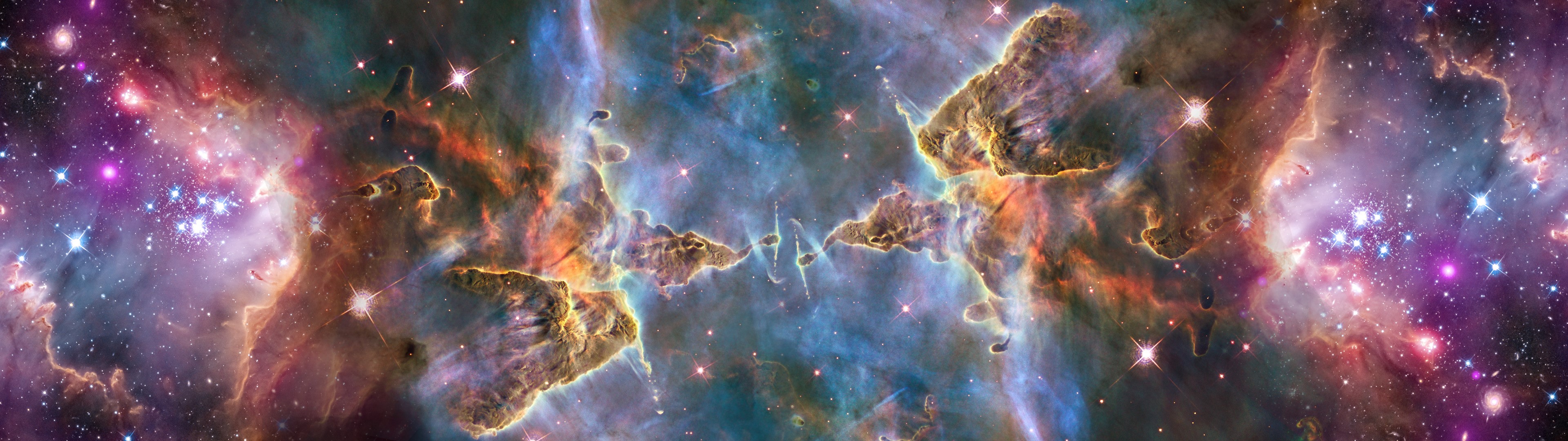Space Nebula with Stars HD Wallpaper