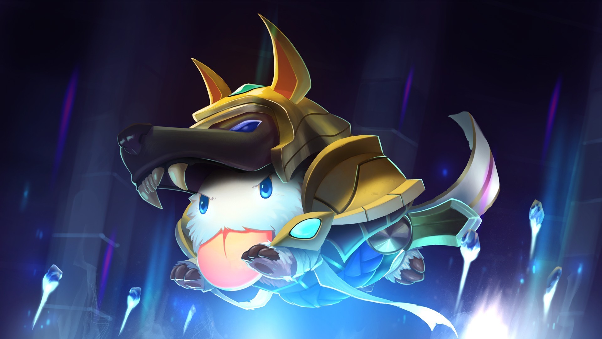 Poro from League of Legends as Nasus HD Wallpaper