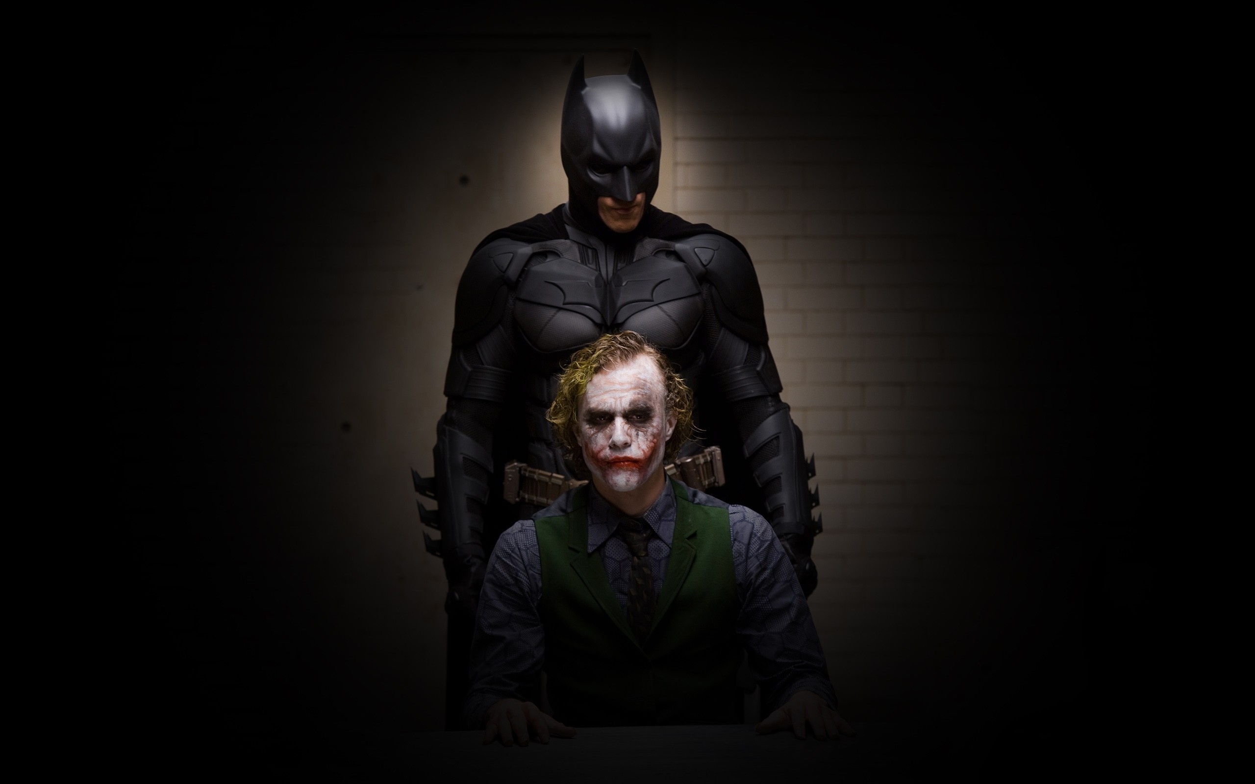Batman and Joker from The Dark Knight HD Wallpaper