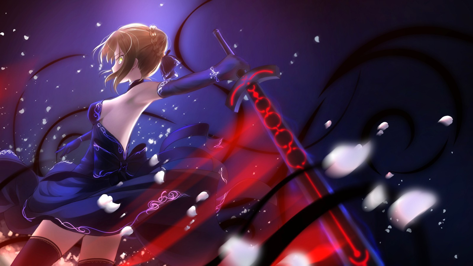 Saber Alter from Fate Series HD Wallpaper