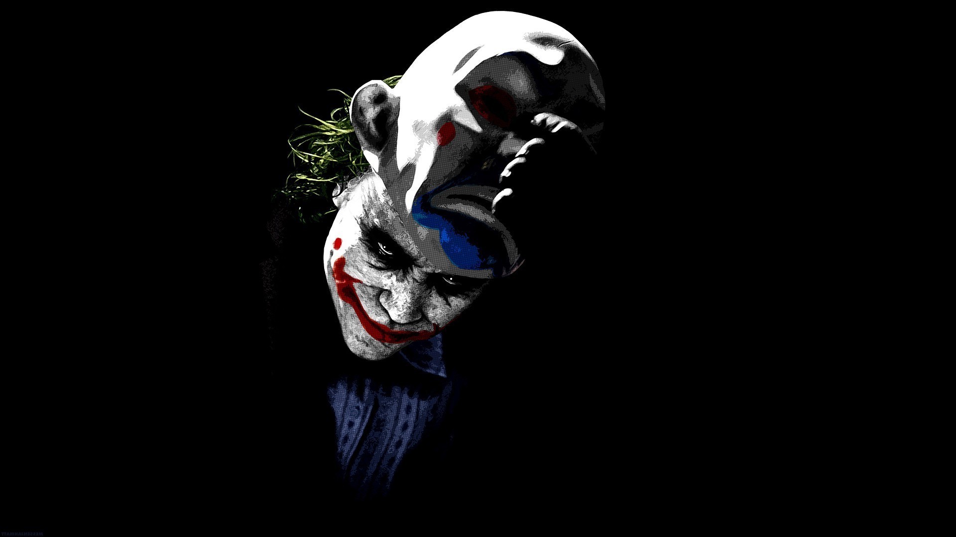The Joker from Batman holding a mask HD Wallpaper