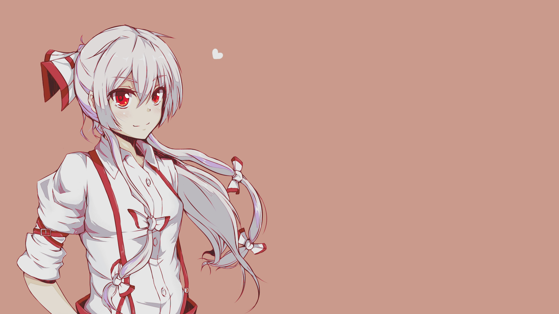 Fujiwara no Mokou from Touhou Project HD Wallpaper