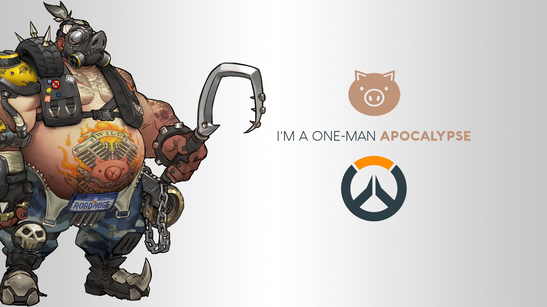 Roadhog from Overwatch HD Wallpaper