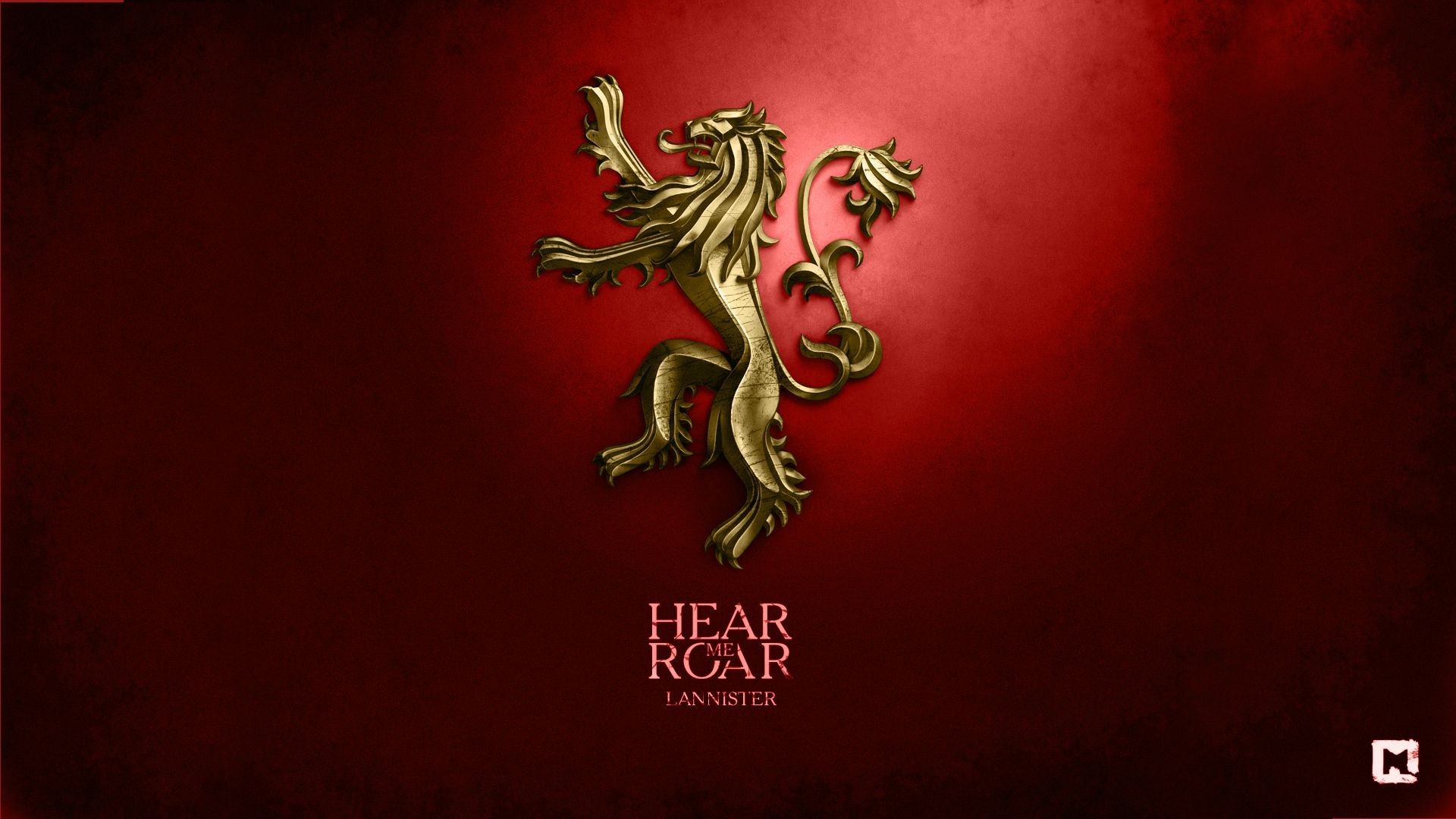 House Lannister Sigil from Game of Thrones HD Wallpaper