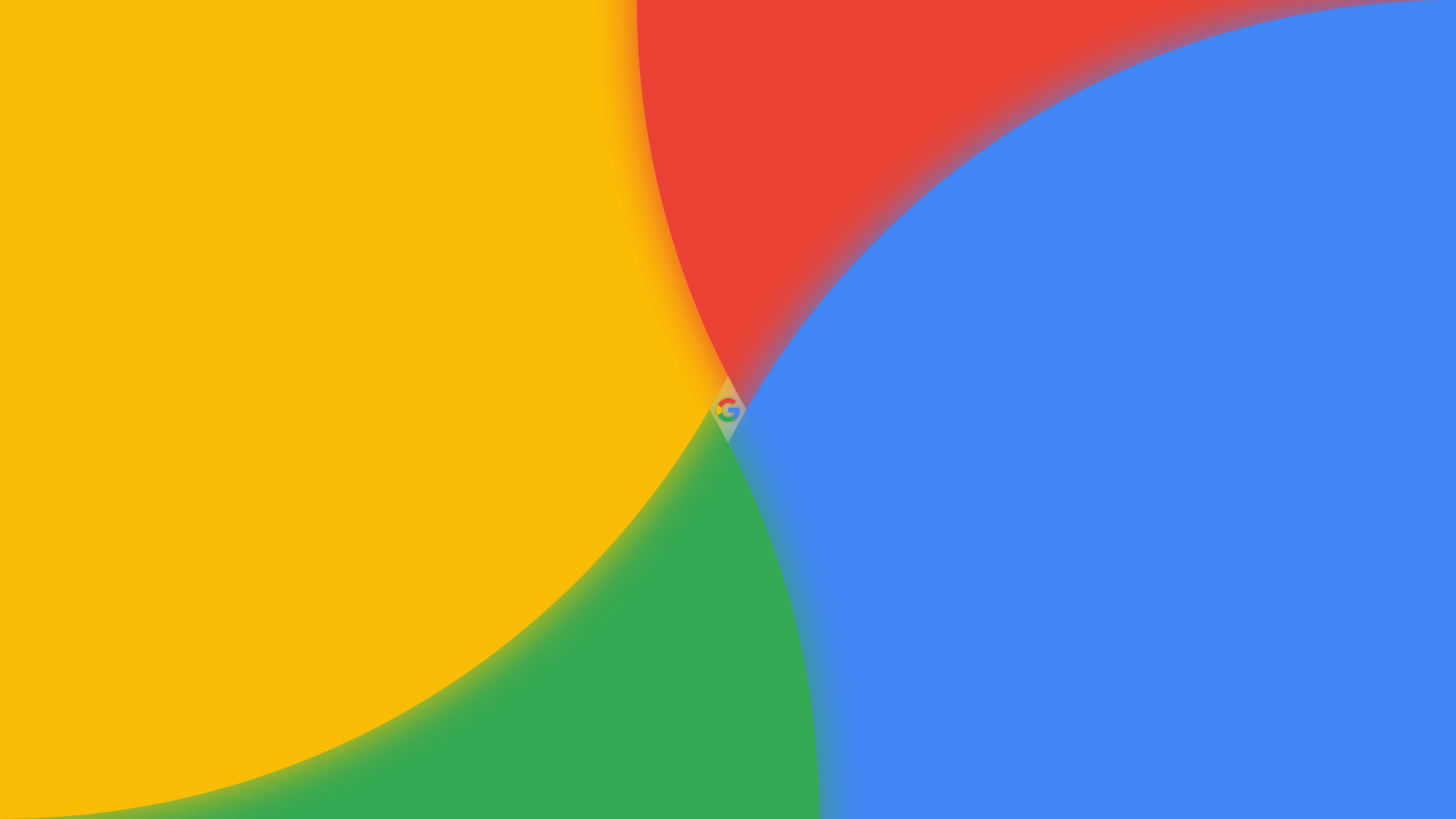 Google abstract logo with colorful shapes HD Wallpaper
