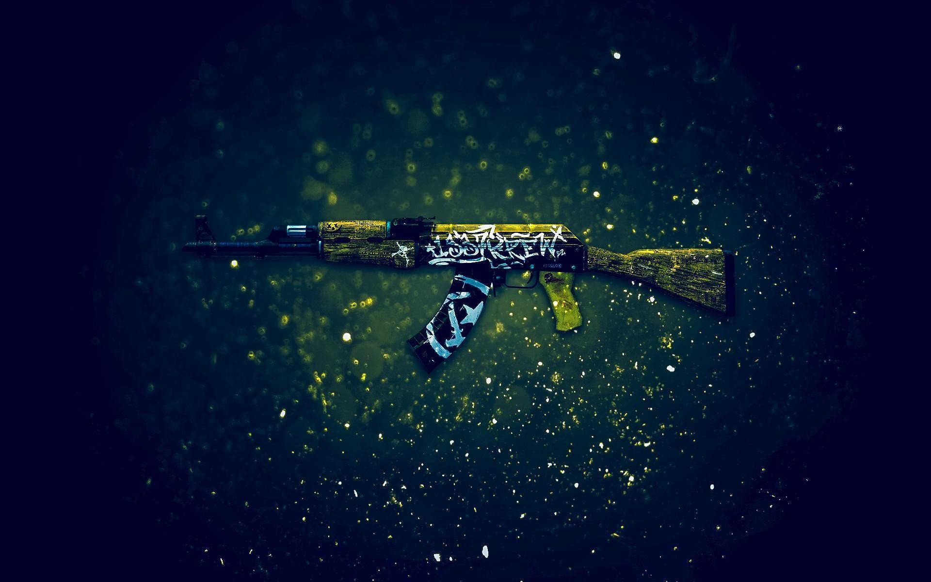 AK-47 | Bloodsport skin from Counter-Strike: Global Offensive HD Wallpaper