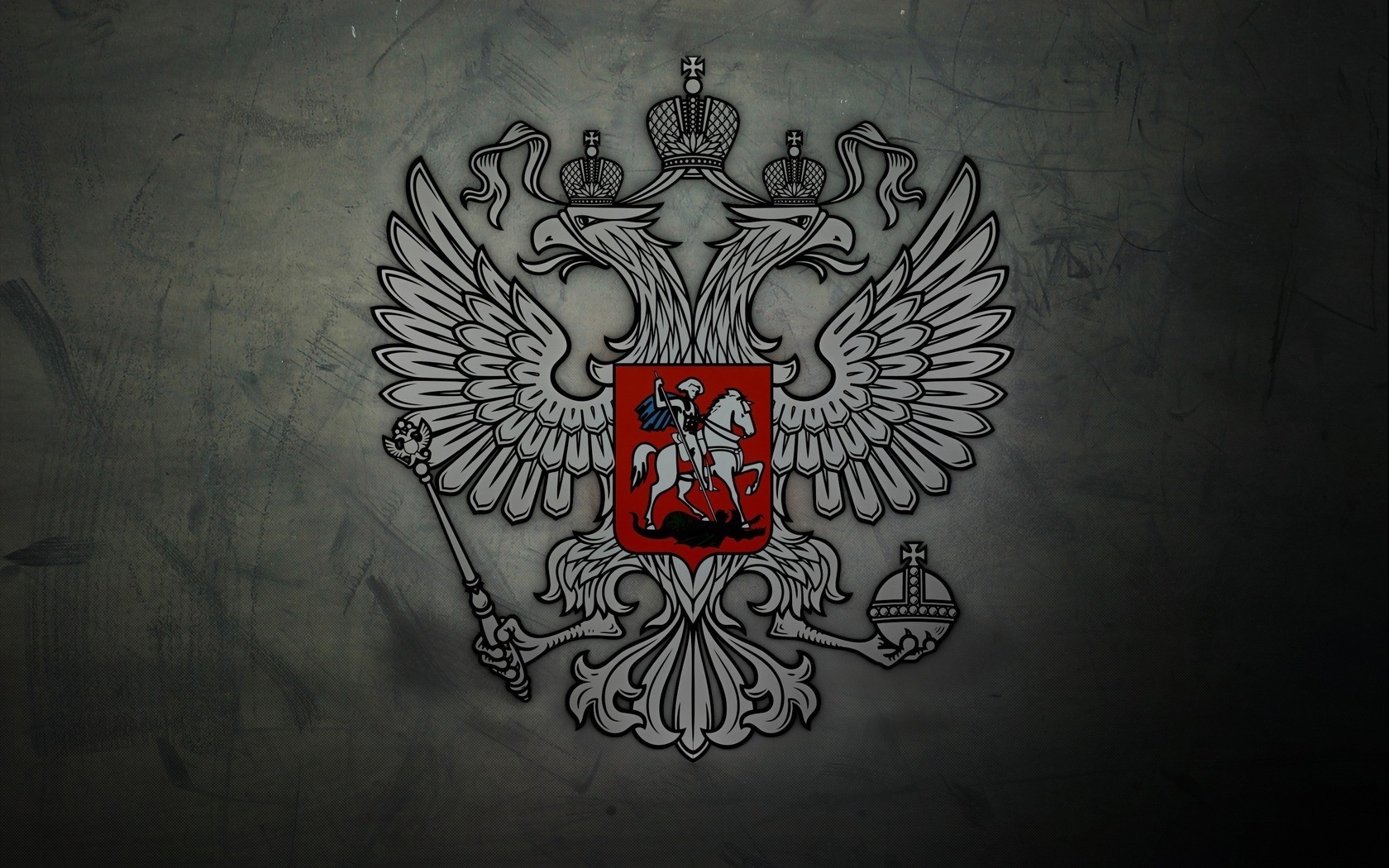 Coat of arms of Russia with double-headed eagle HD Wallpaper