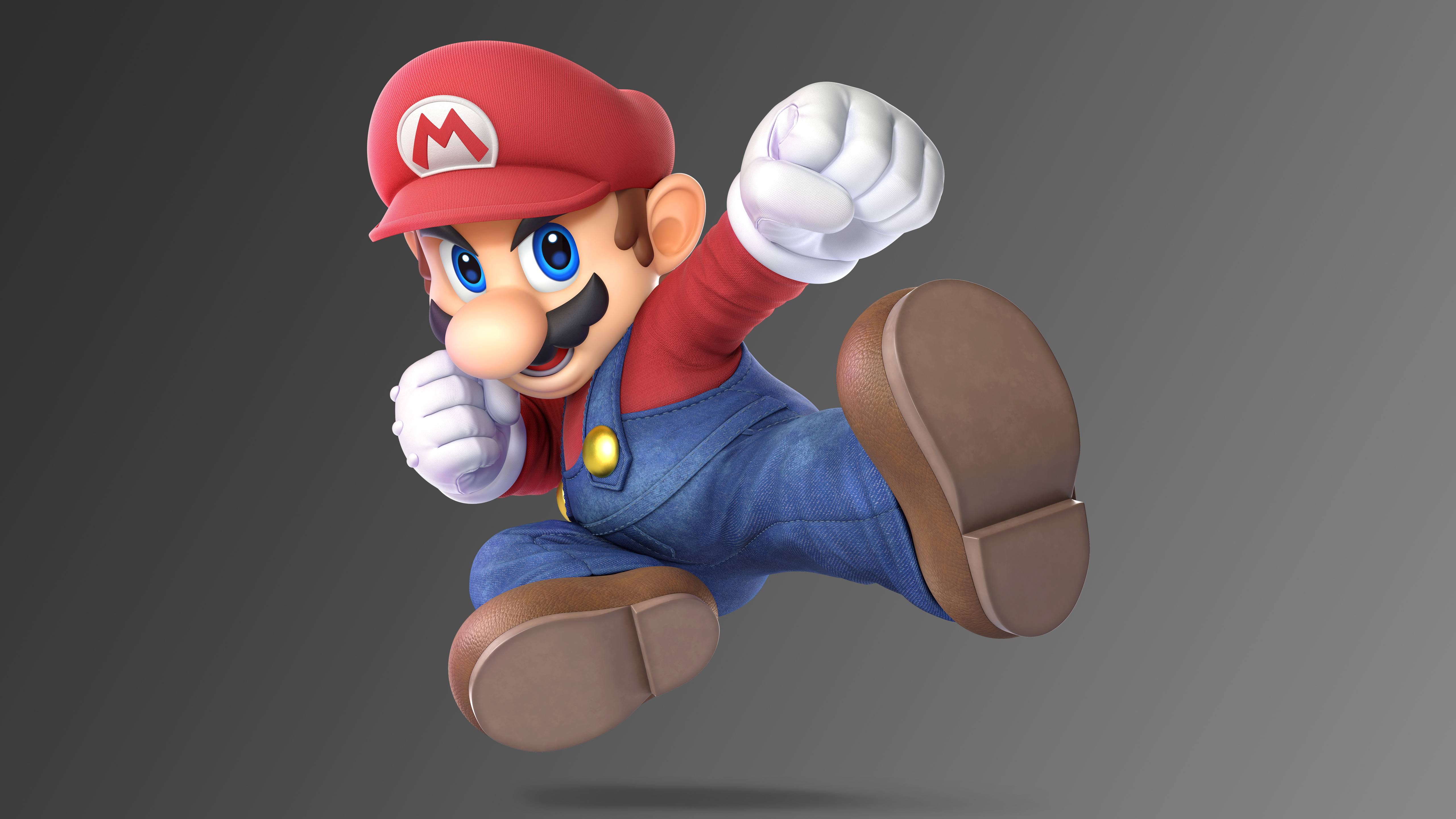 Mario from Super Smash Bros. Ultimate 4K HD Wallpaper