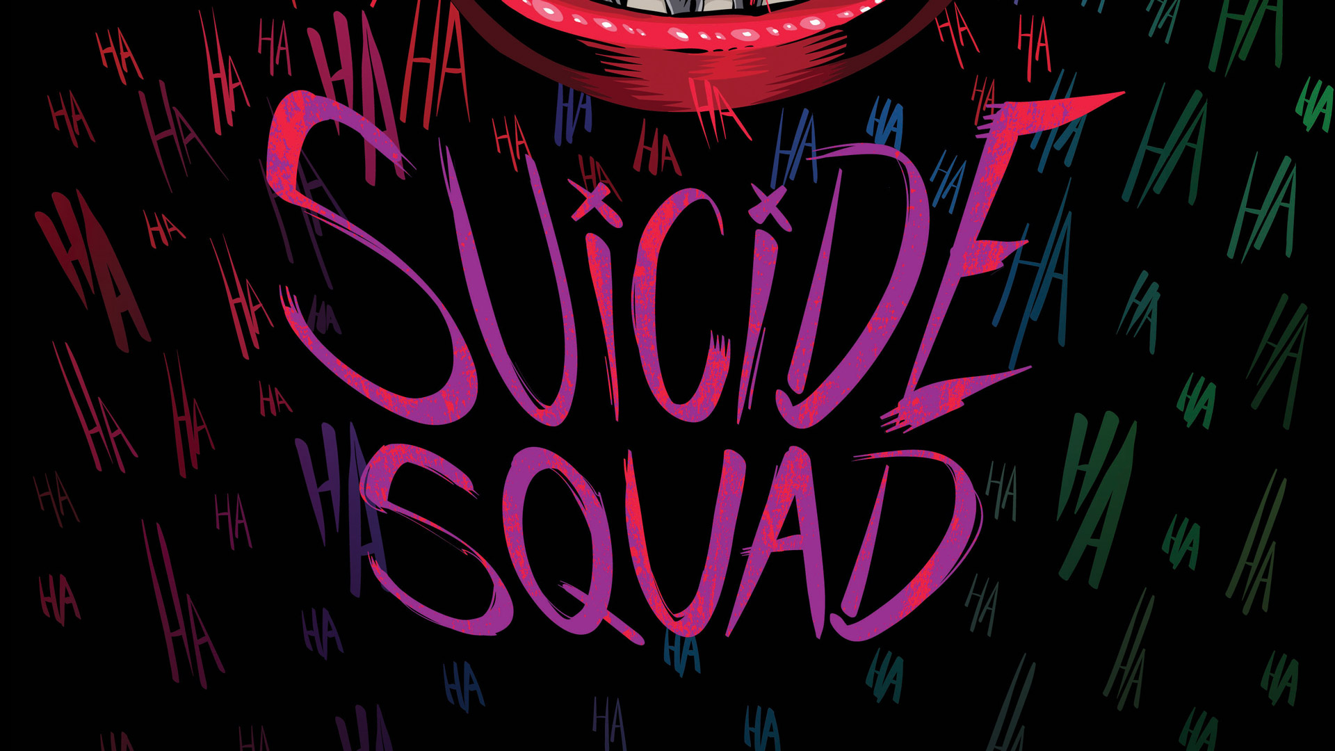 Suicide Squad movie typography HD Wallpaper