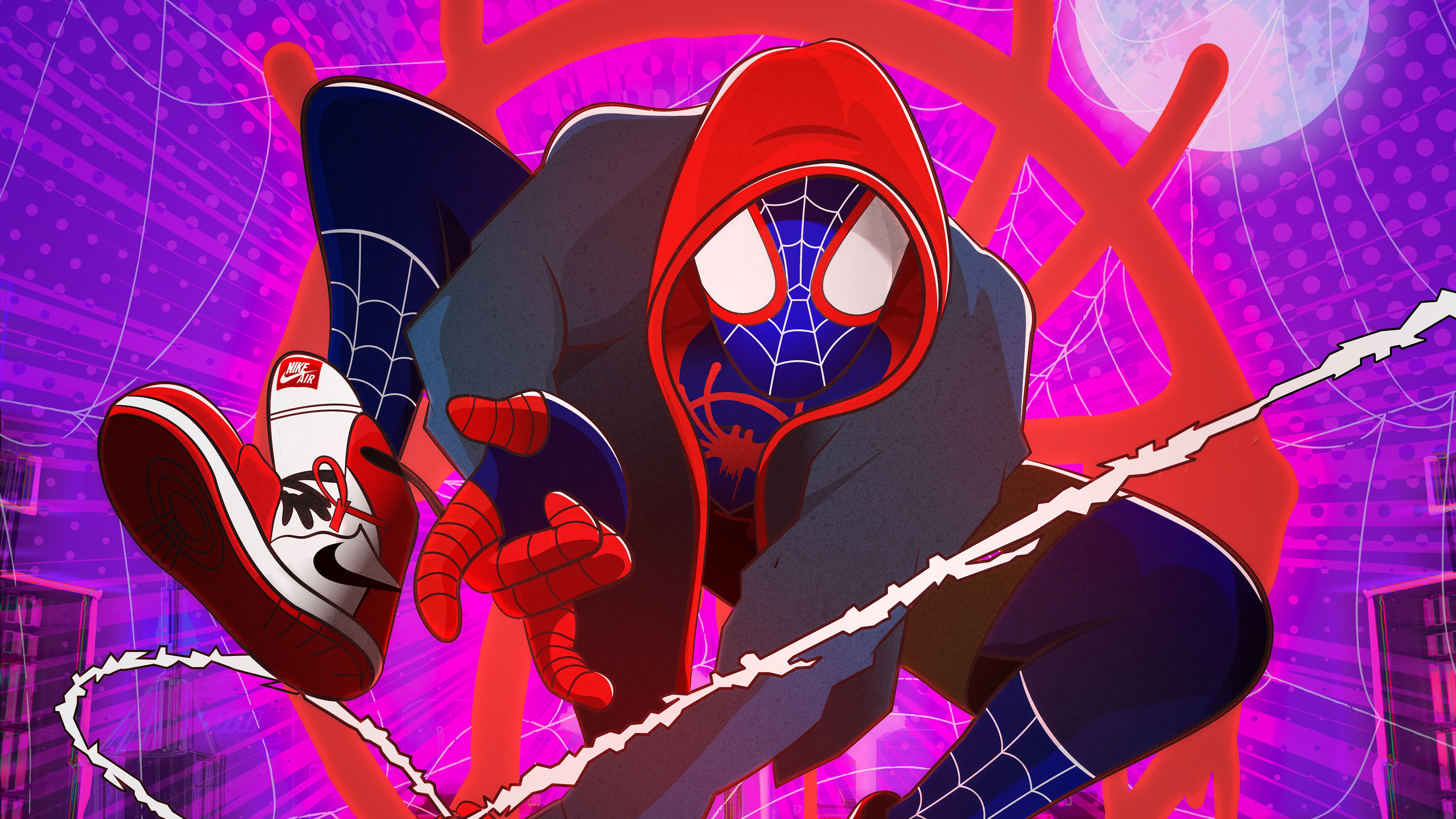 Miles Morales from Spider-Man: Into the Spider-Verse 4K HD Wallpaper