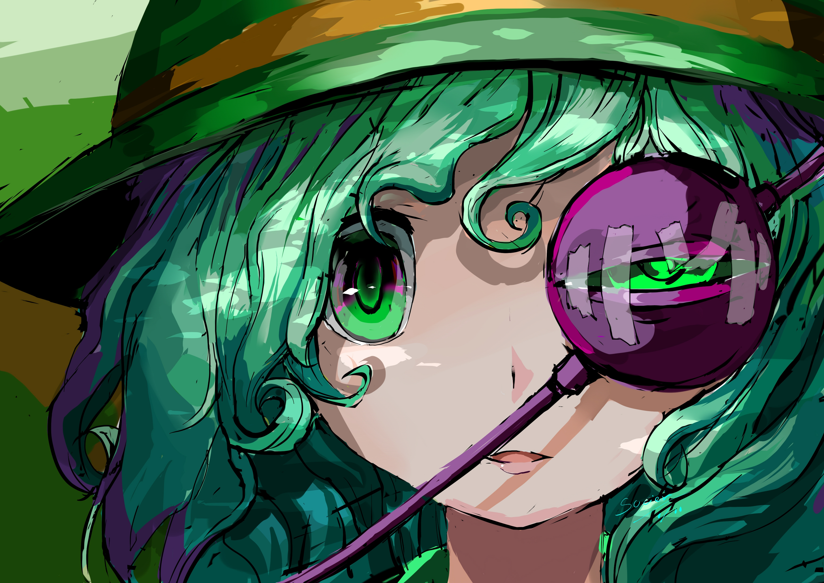 Koishi Komeiji from Touhou Project HD Wallpaper