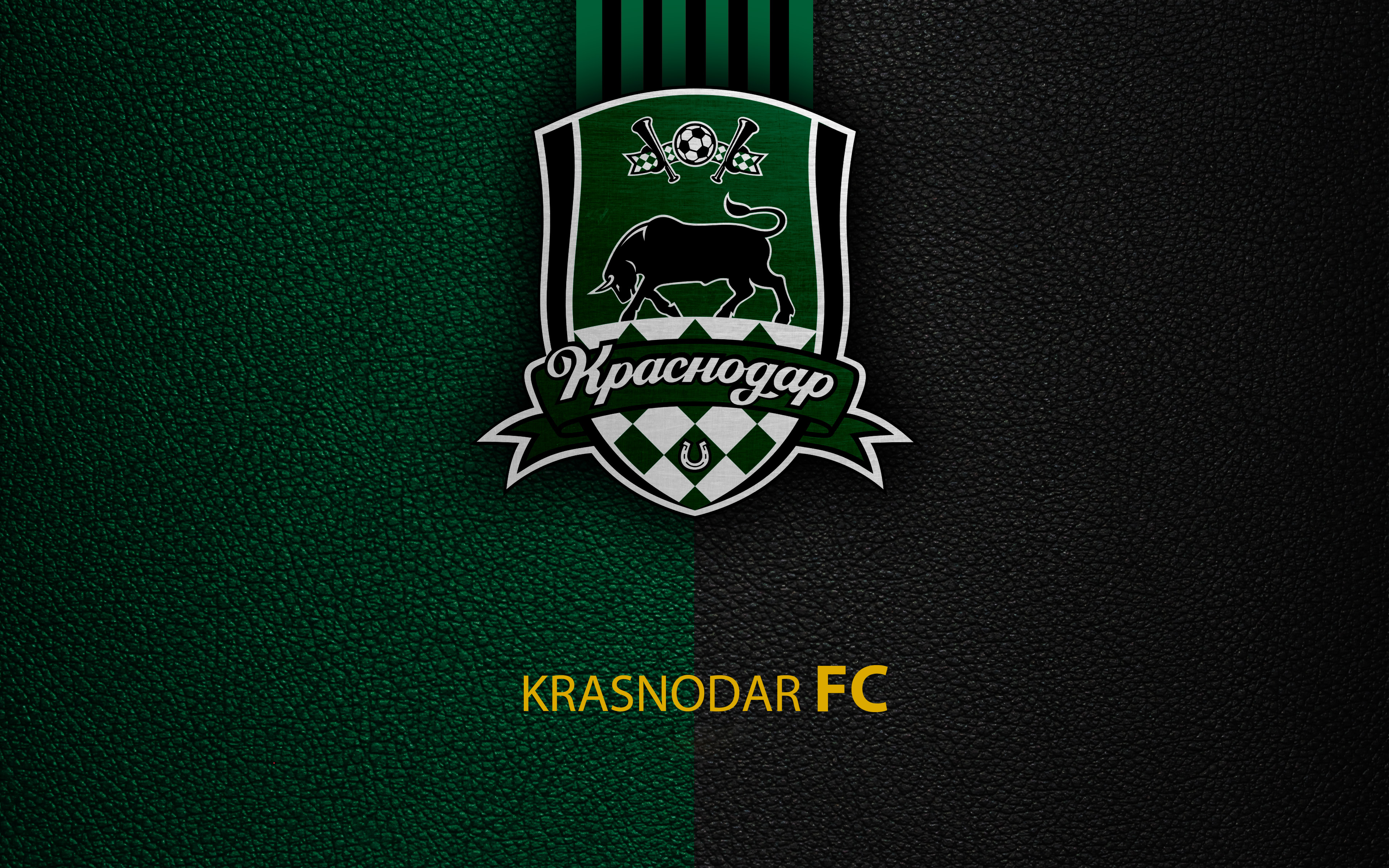 FC Krasnodar logo on a textured background HD Wallpaper