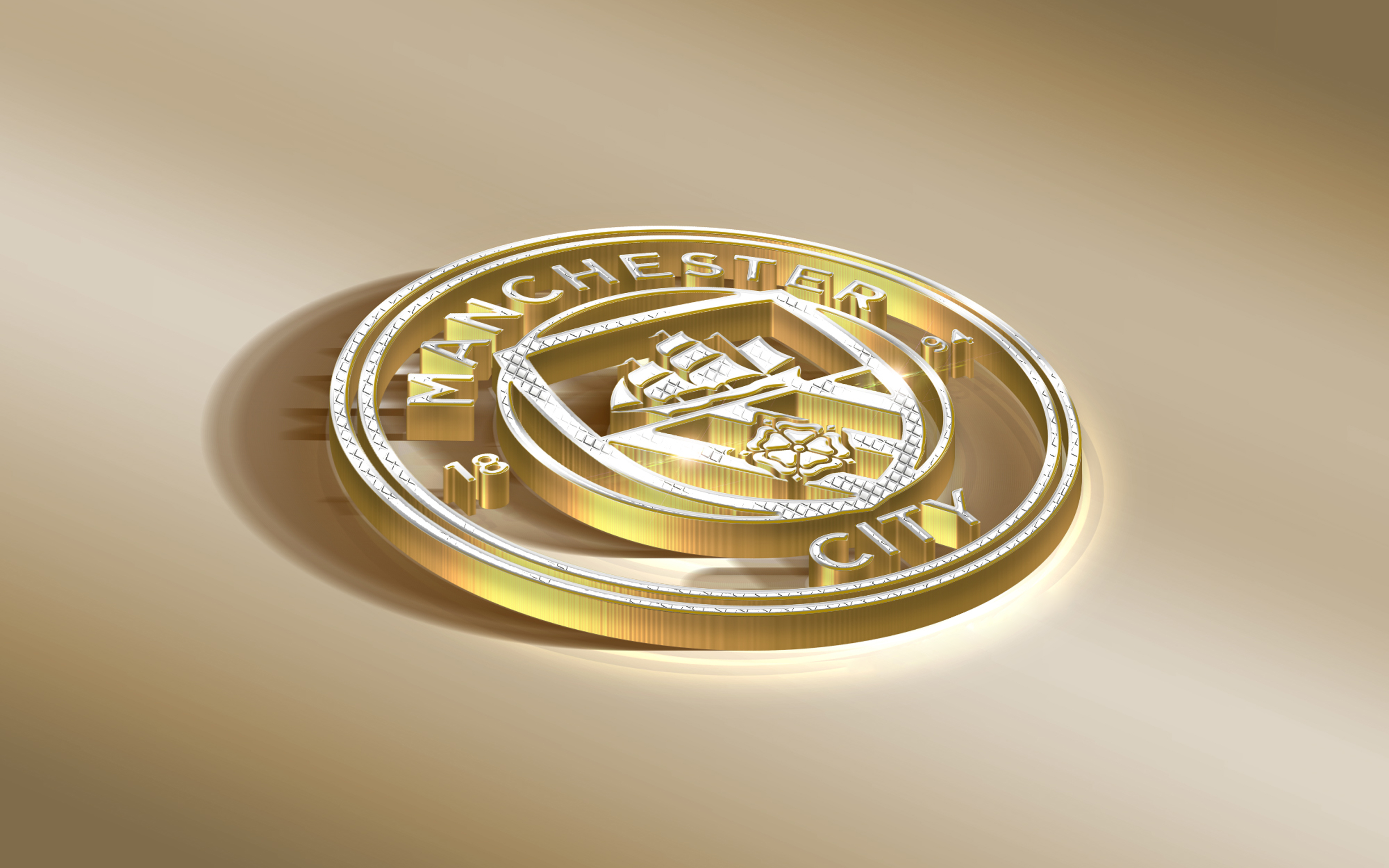 Manchester City F.C. Logo Emblem HD Wallpaper