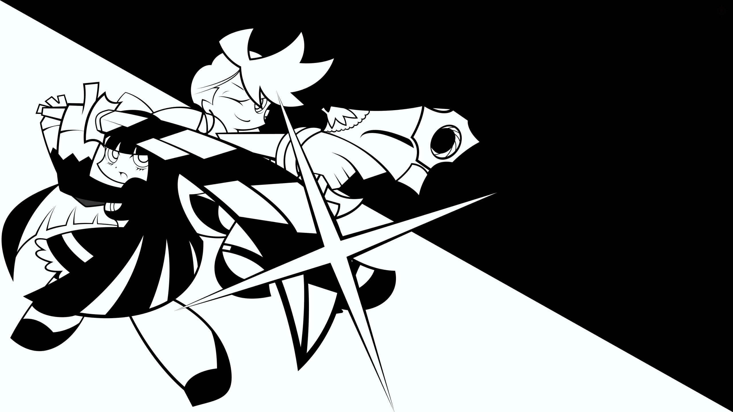 Stocking and Panty Anarchy from Panty & Stocking HD Wallpaper