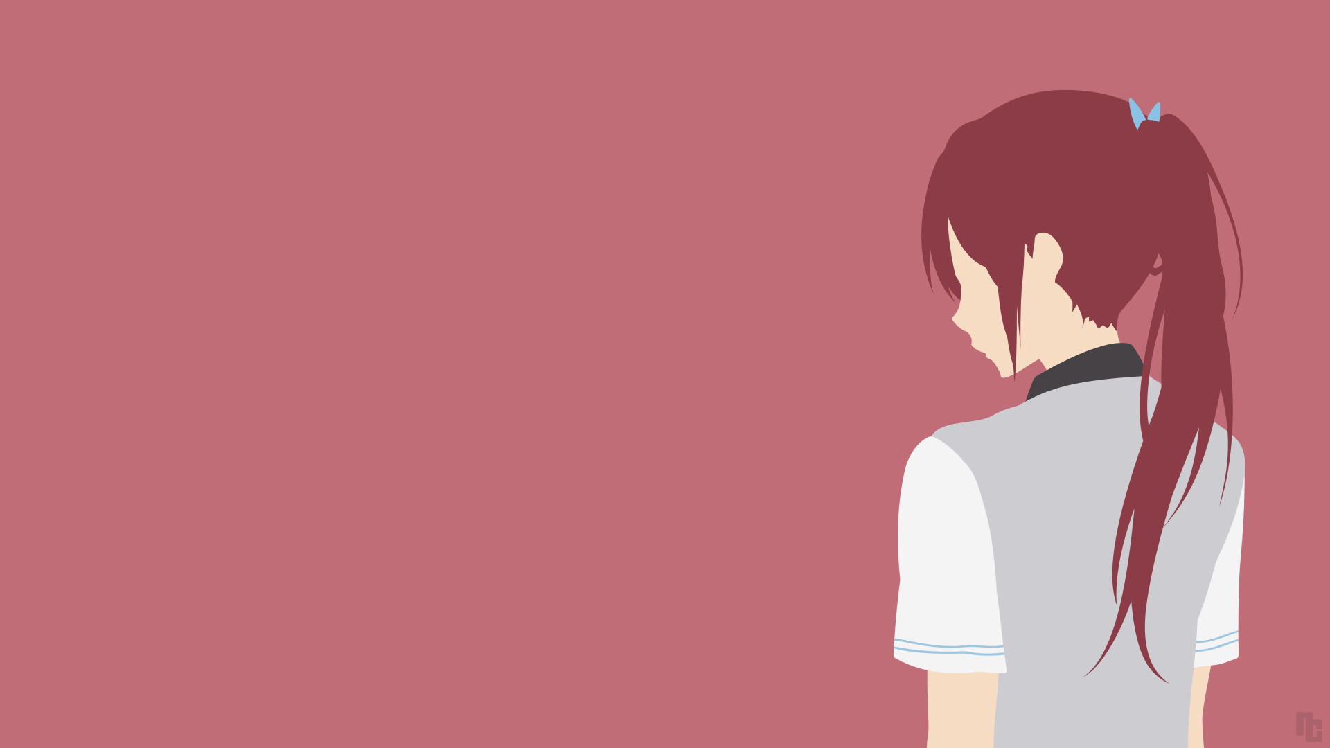 Gou Matsuoka from Free! Minimalist Anime Art HD Wallpaper