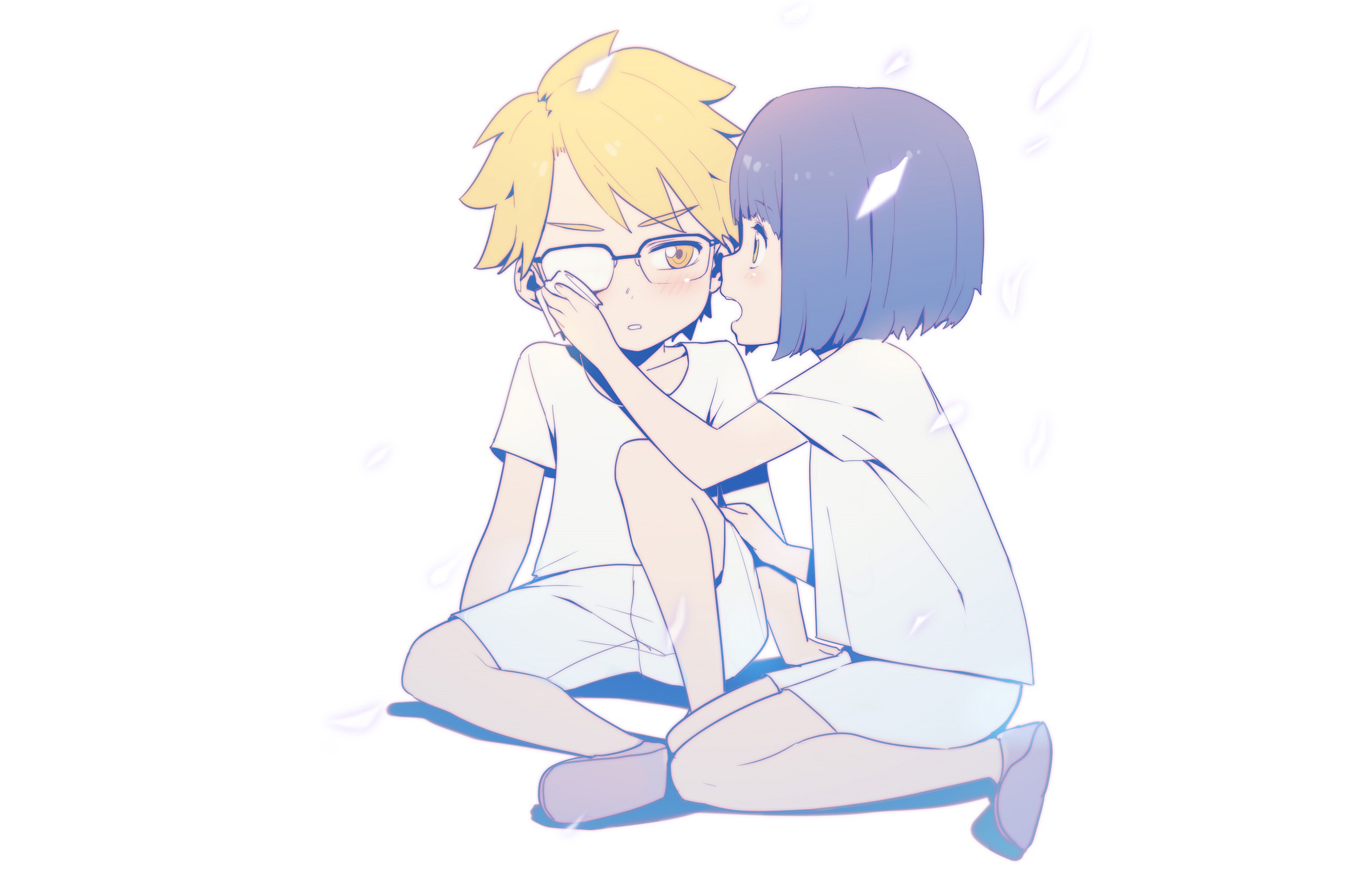 Ichigo and Goro from Darling in the FranXX HD Wallpaper