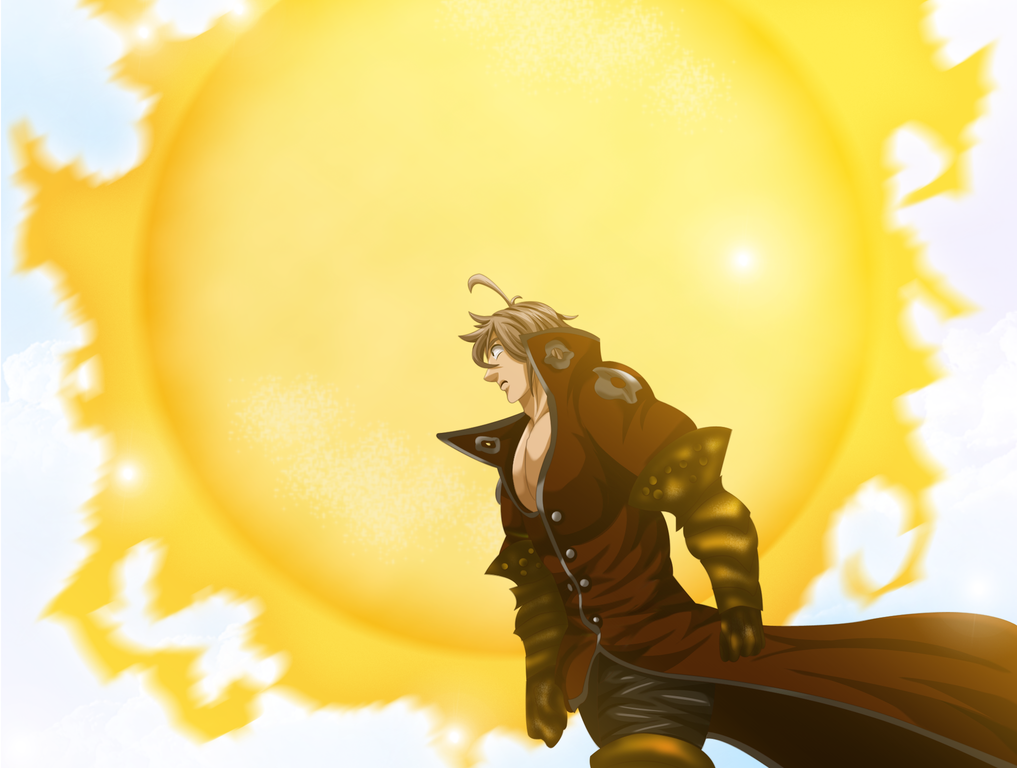 Escanor from The Seven Deadly Sins HD Wallpaper
