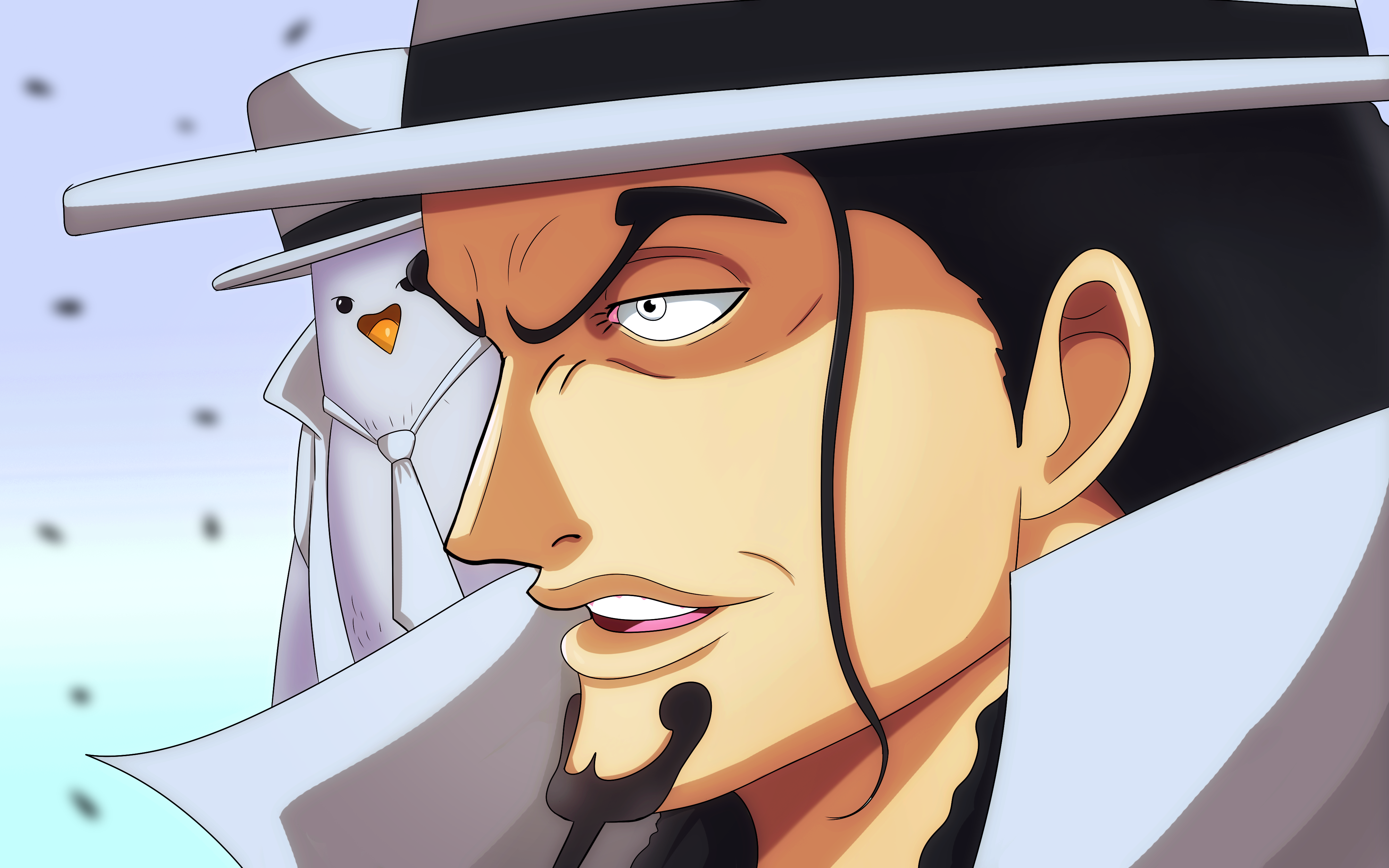 Rob Lucci and Hattori from One Piece HD Wallpaper