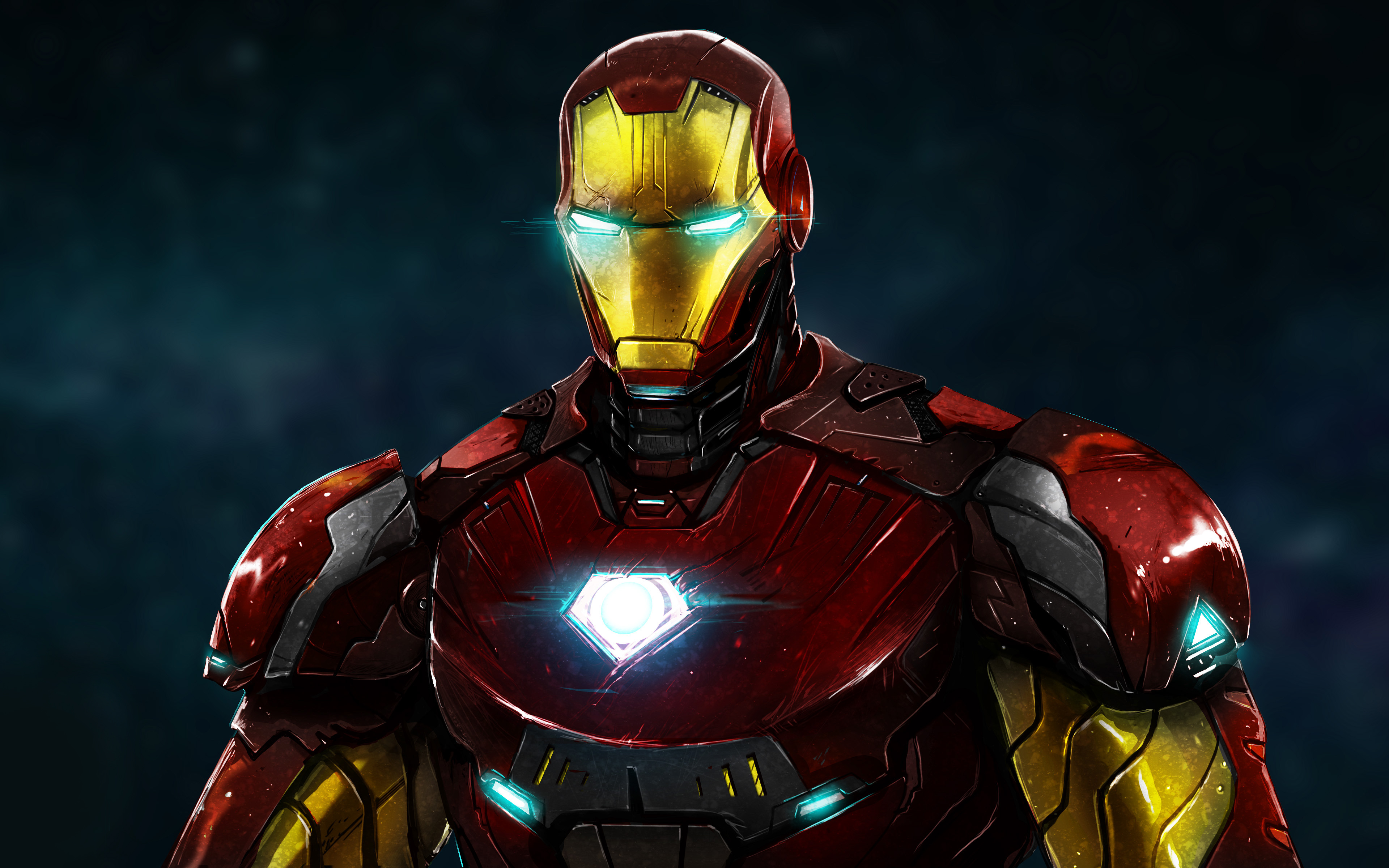Iron Man from Marvel Superhero 4K Artwork HD Wallpaper