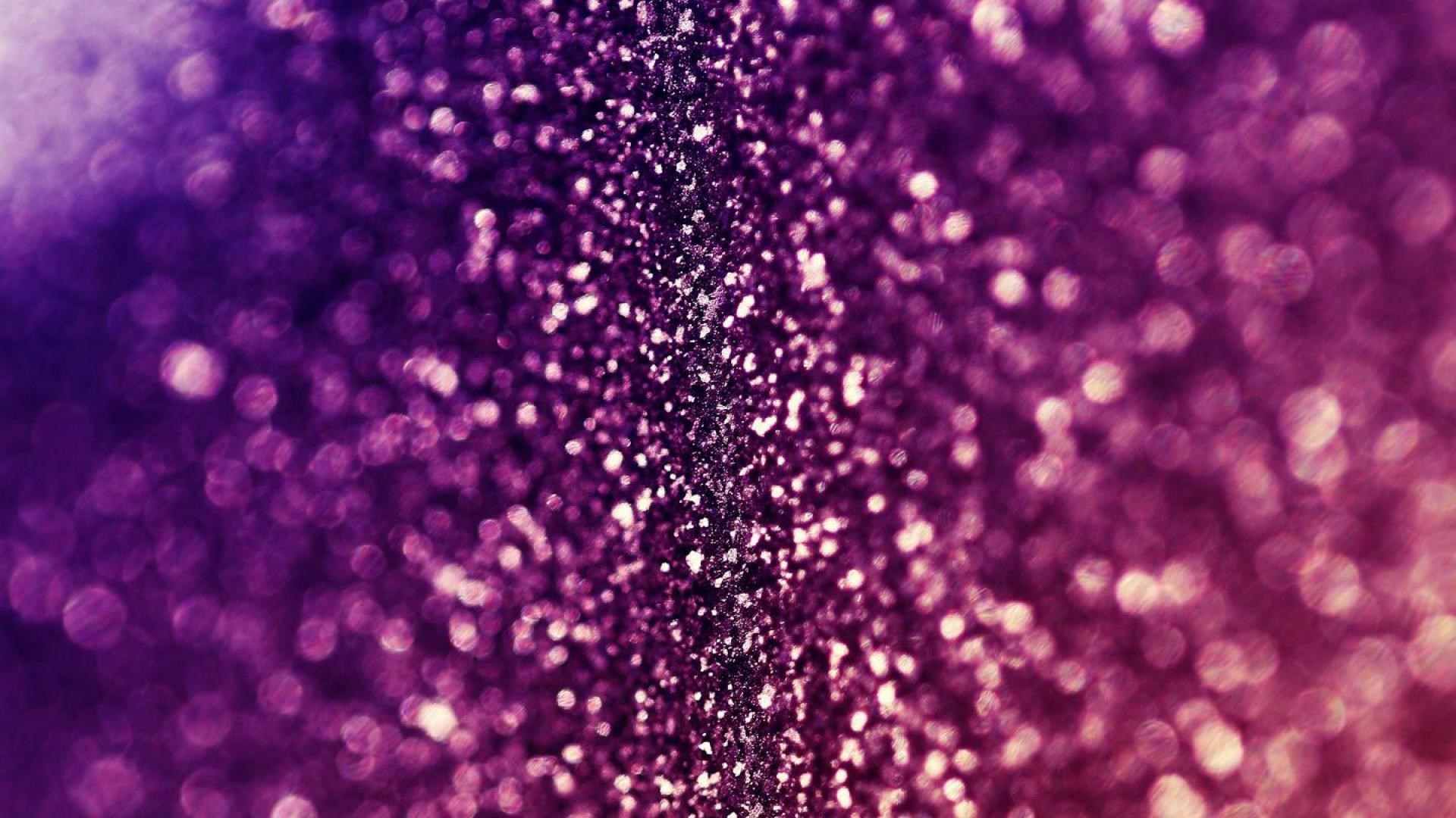 Purple and pink glitter bokeh HD Wallpaper