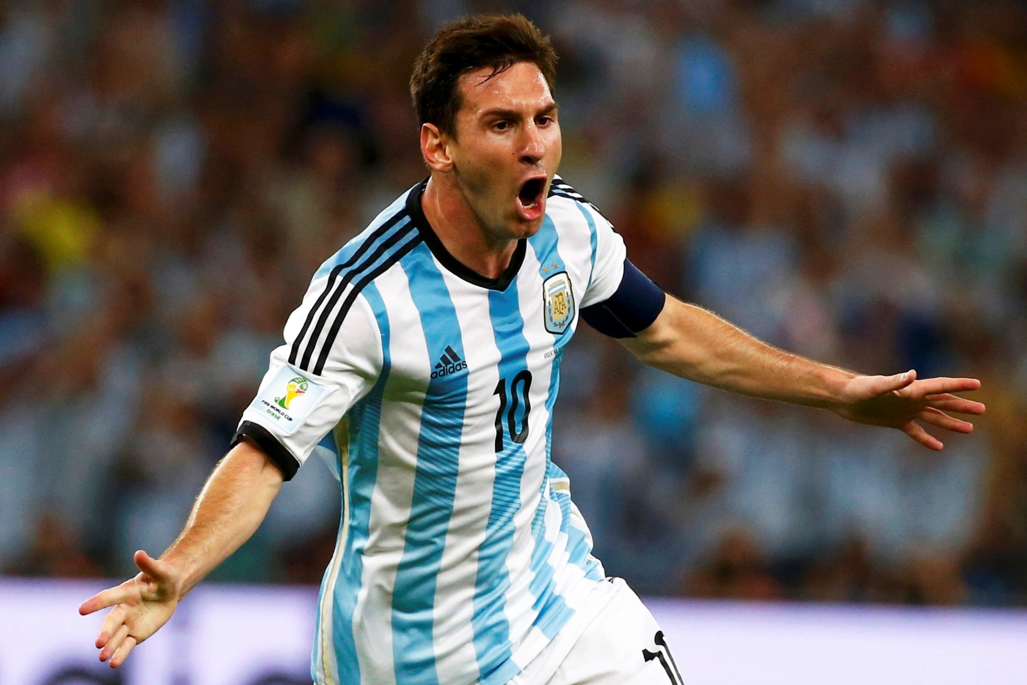 Lionel Messi from Argentina HD Wallpaper