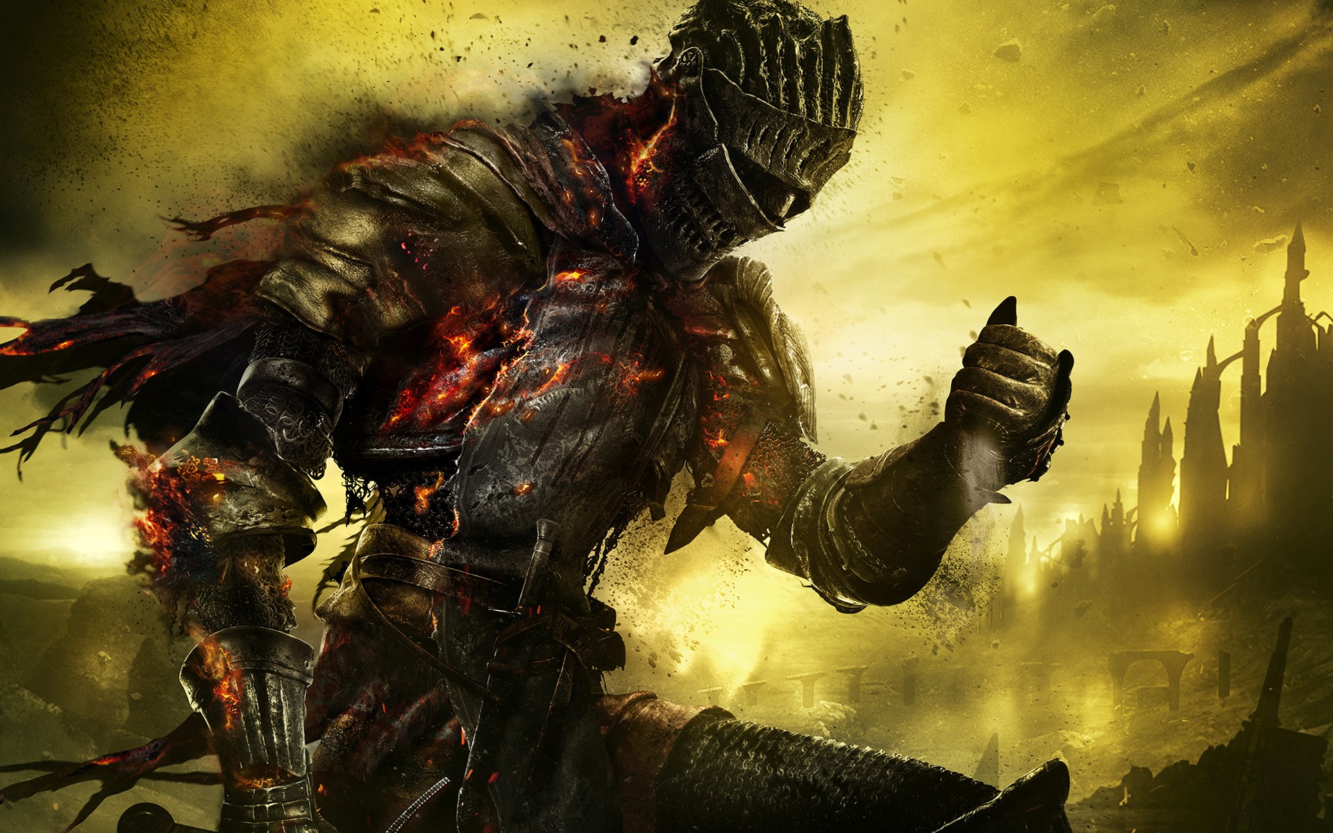 Knight of Cinder from Dark Souls III HD Wallpaper