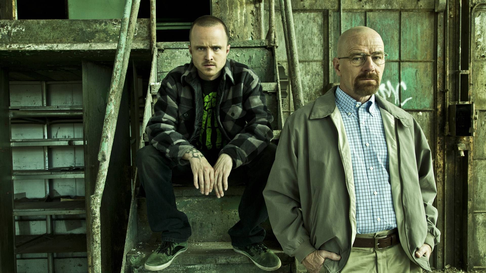 Jesse Pinkman and Walter White from Breaking Bad HD Wallpaper