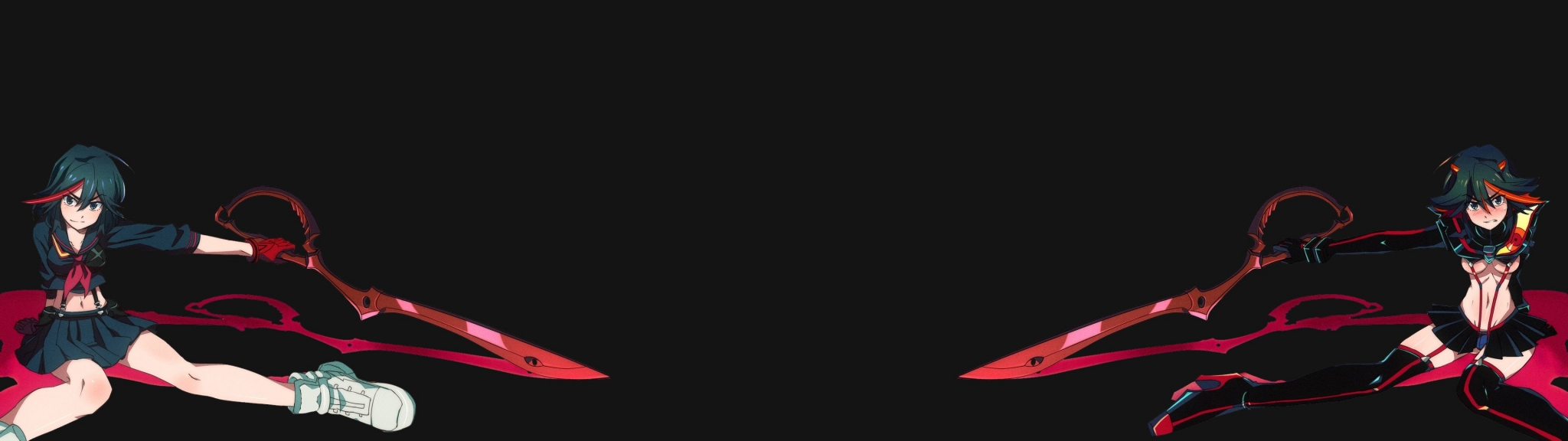 Ryuko Matoi and Senketsu from Kill la Kill HD Wallpaper