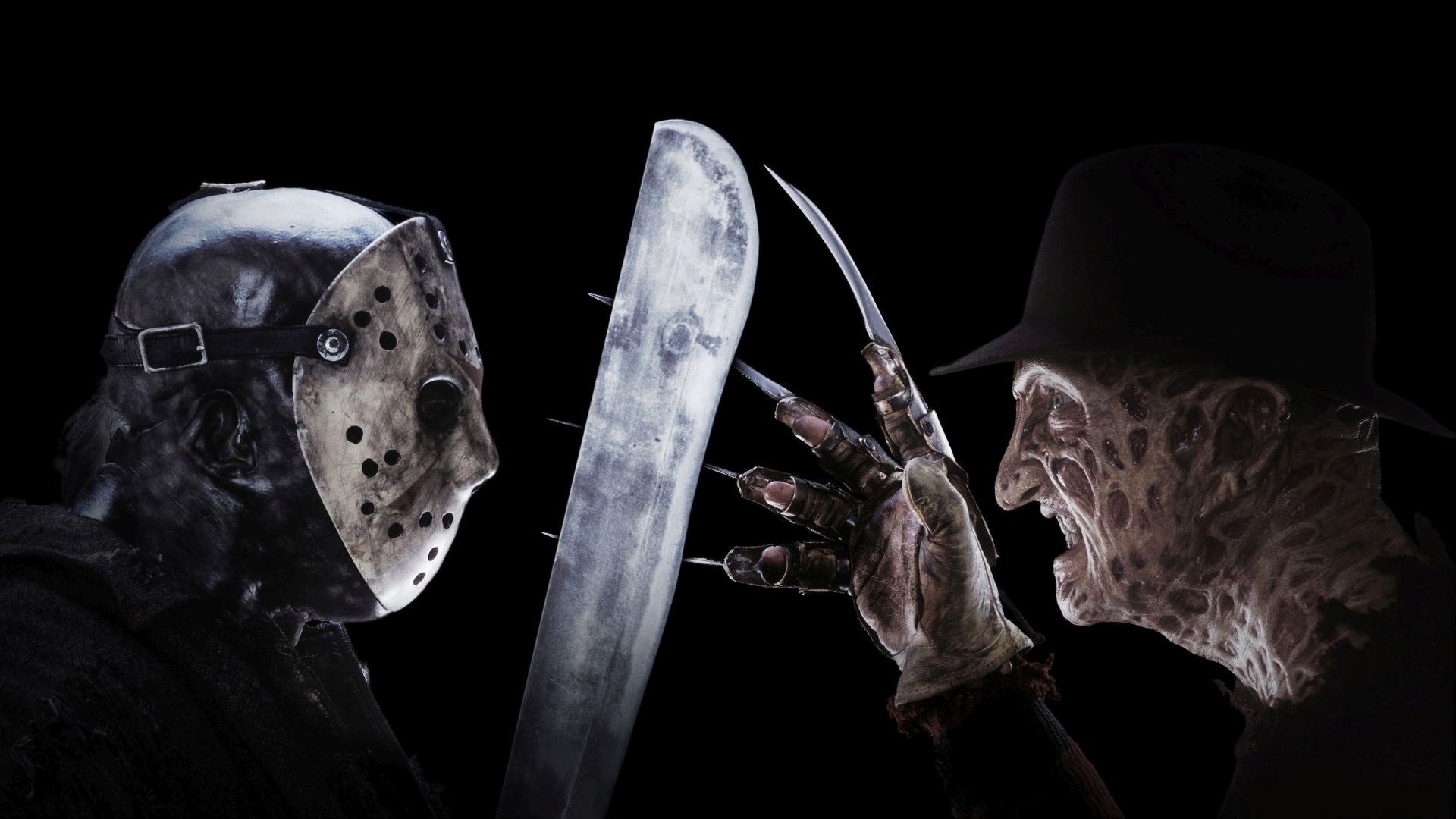 Freddy Krueger vs. Jason Voorhees HD Wallpaper