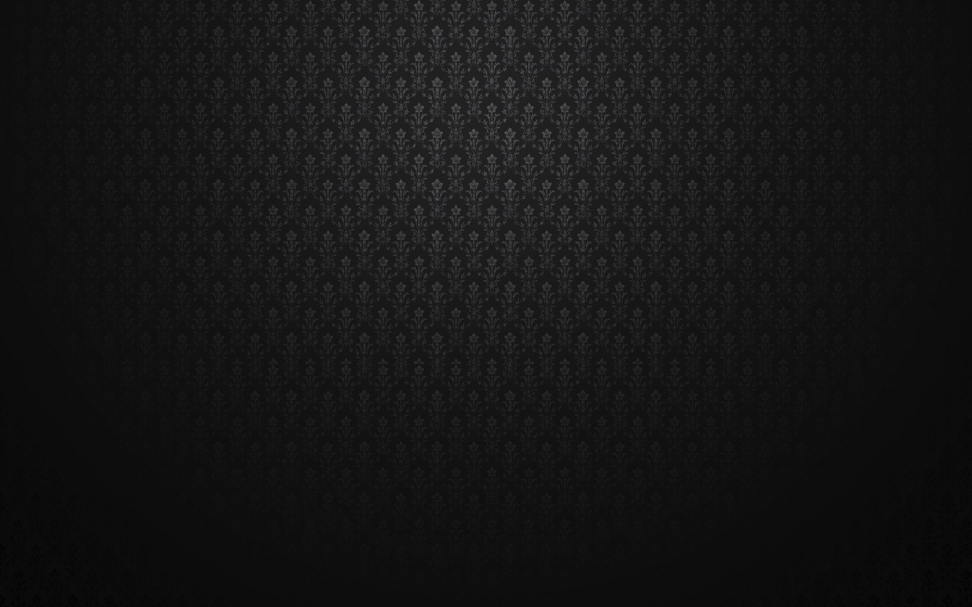 Black damask pattern wallpaper HD Wallpaper