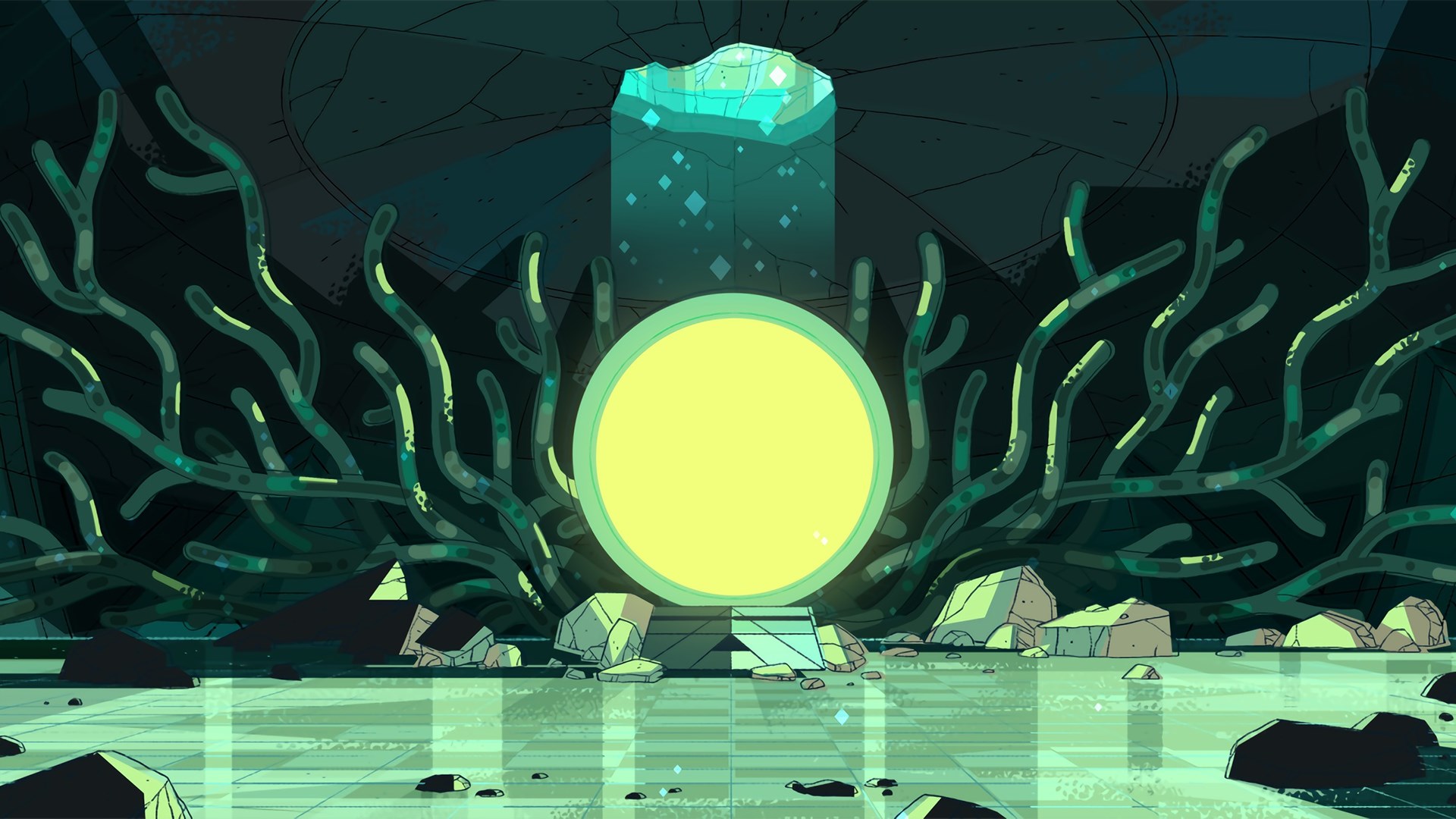 Steven Universe portal in a cave HD Wallpaper