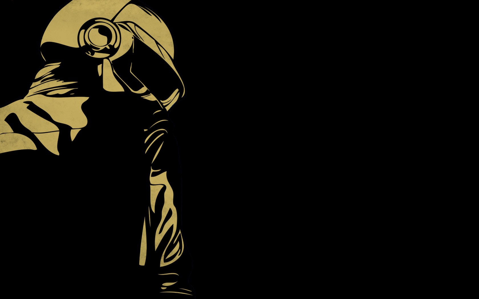 Daft Punk robot silhouette HD Wallpaper