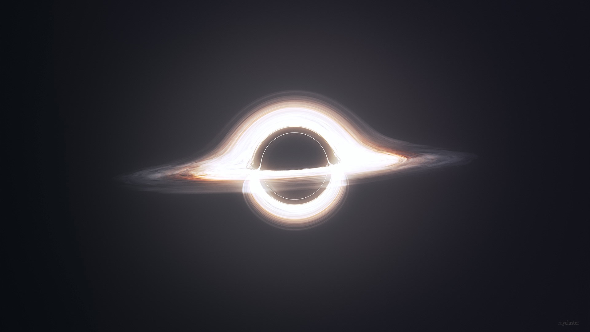 Black hole with accretion disk HD Wallpaper
