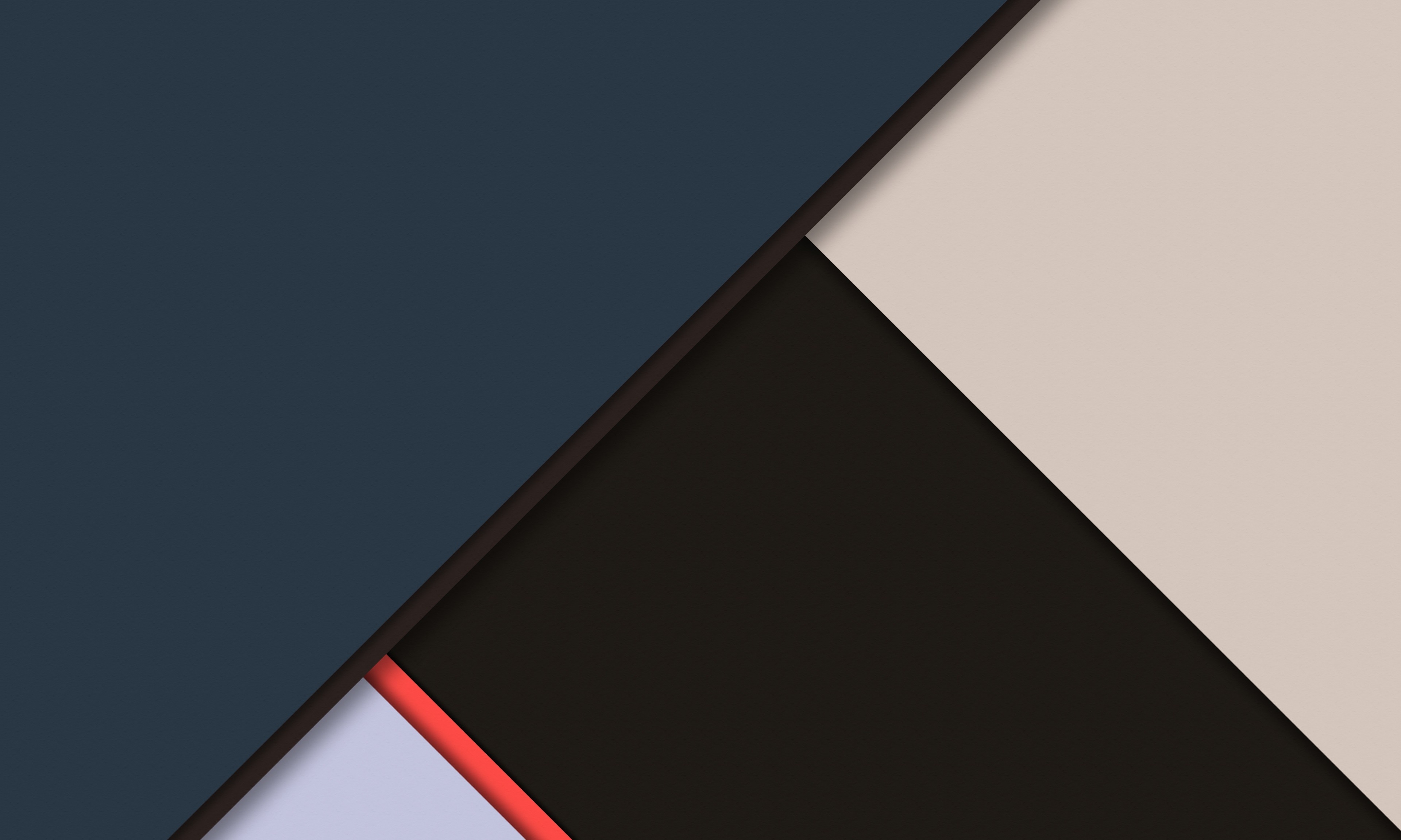 Abstract Material Design with 4K Color Layers HD Wallpaper