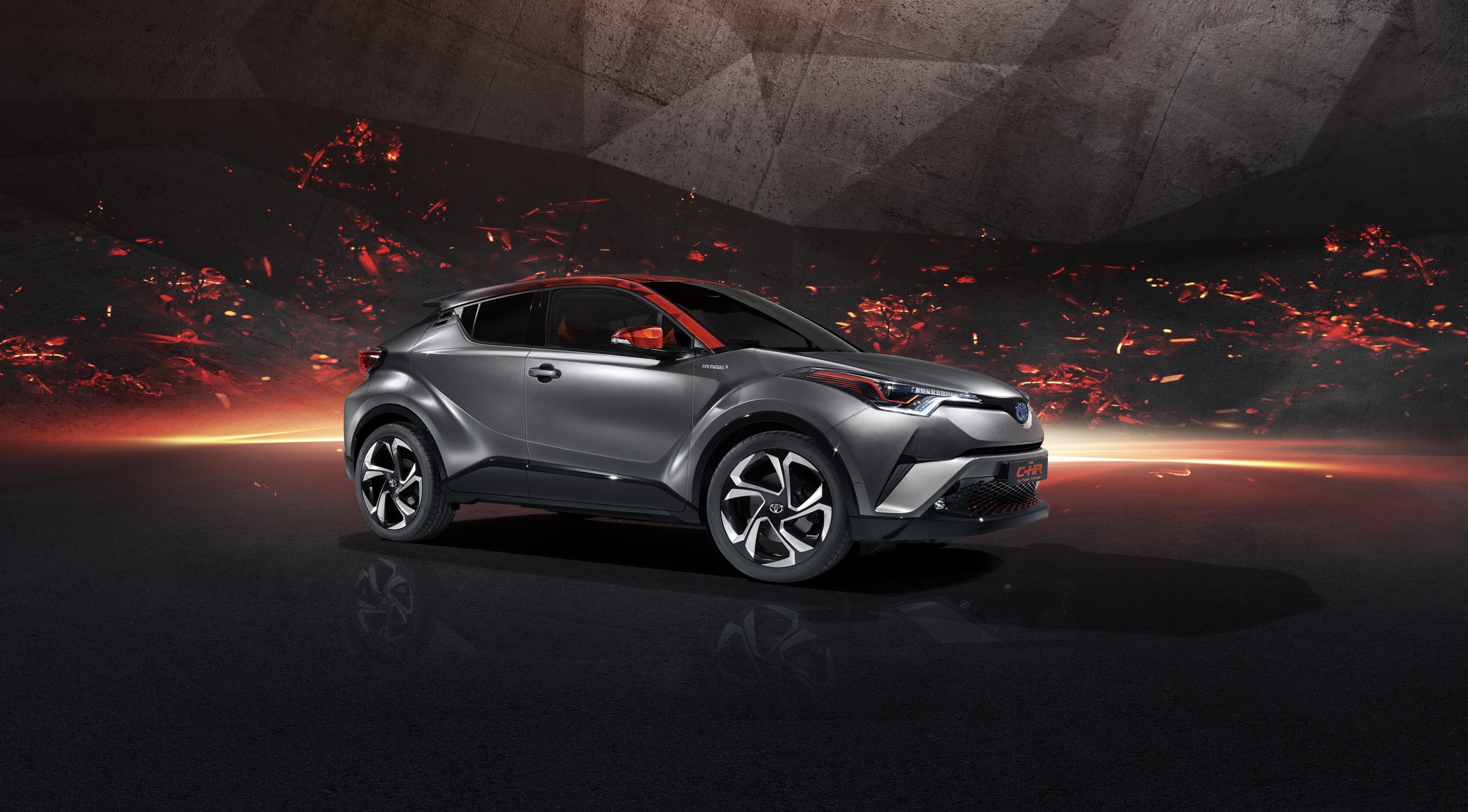 Toyota C-HR HY Power Concept Car HD Wallpaper