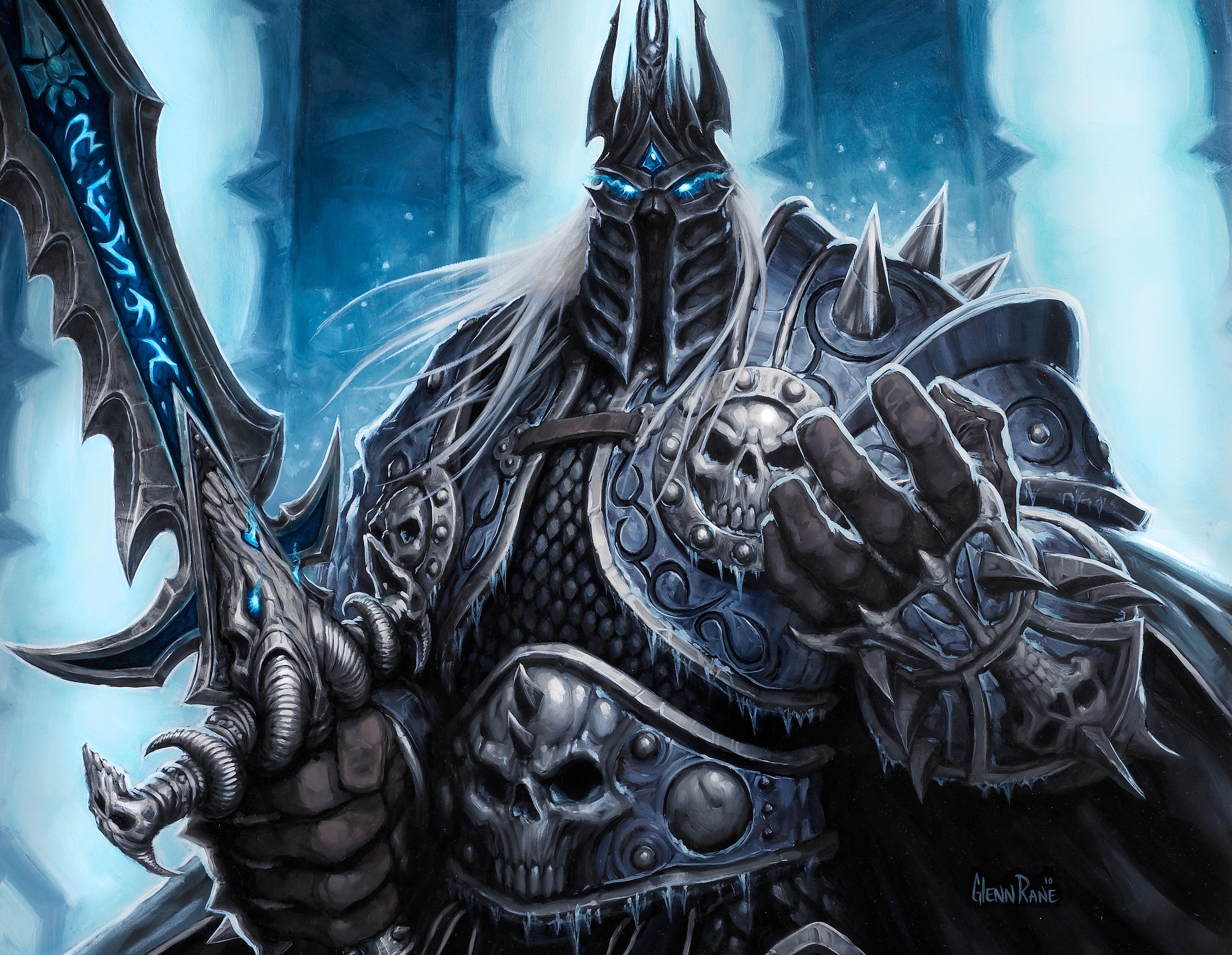 The Lich King from World of Warcraft 4K HD Wallpaper