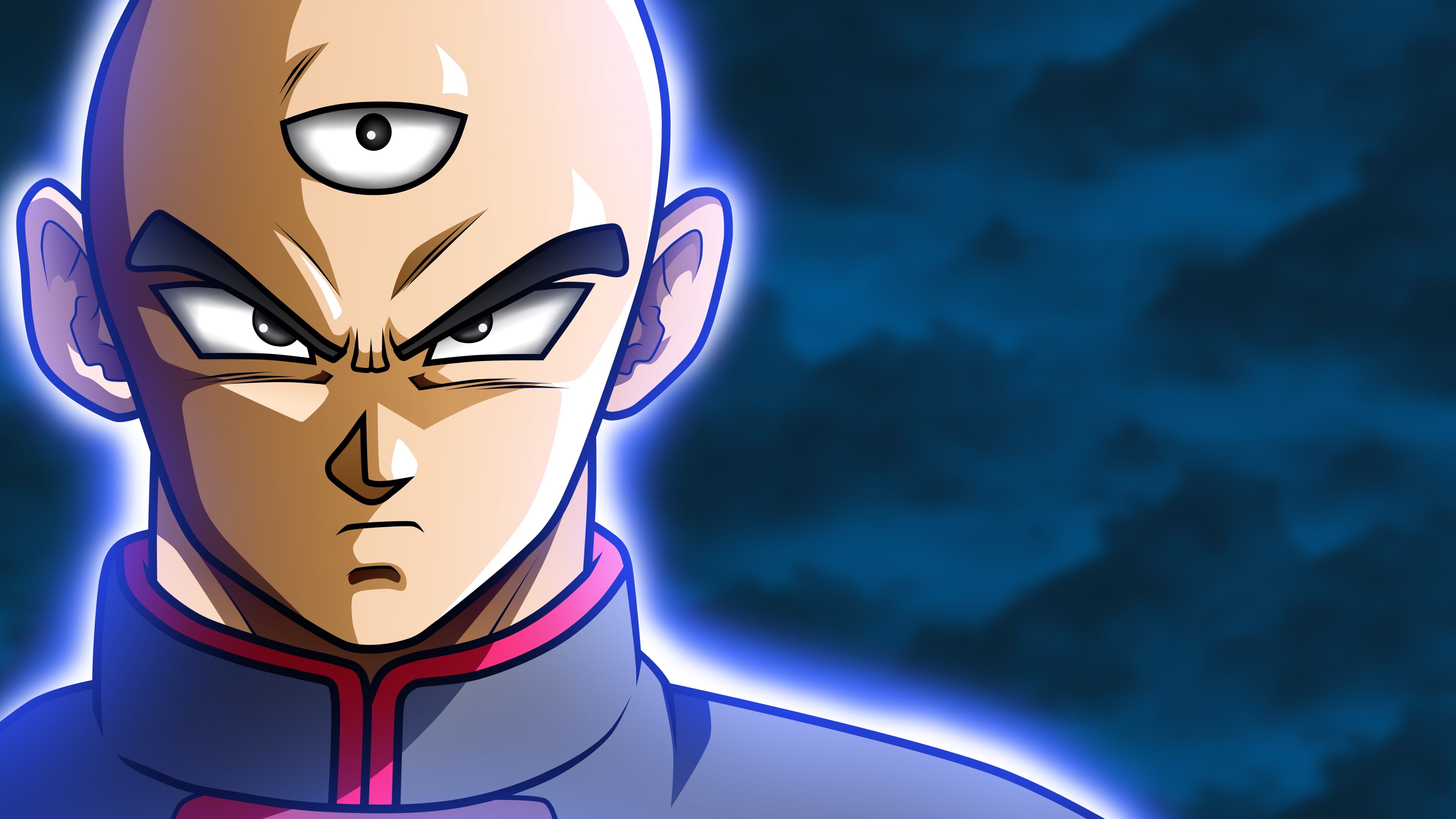 Tien Shinhan from Dragon Ball Super 4K HD Wallpaper