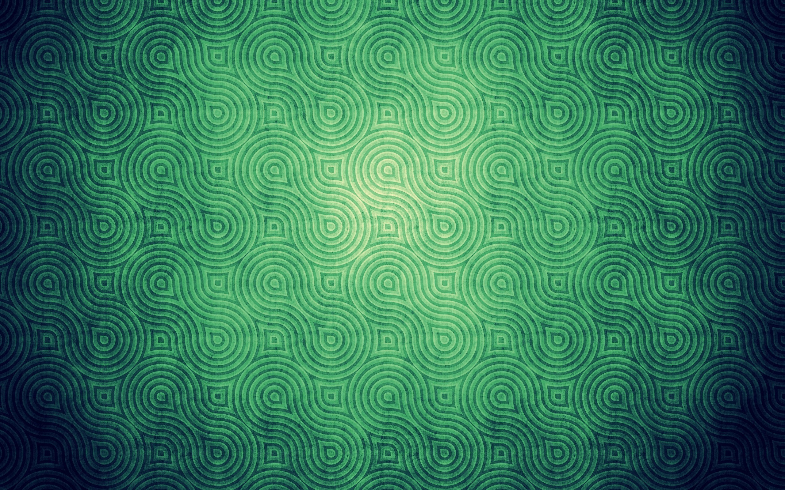 Green abstract geometric pattern HD Wallpaper