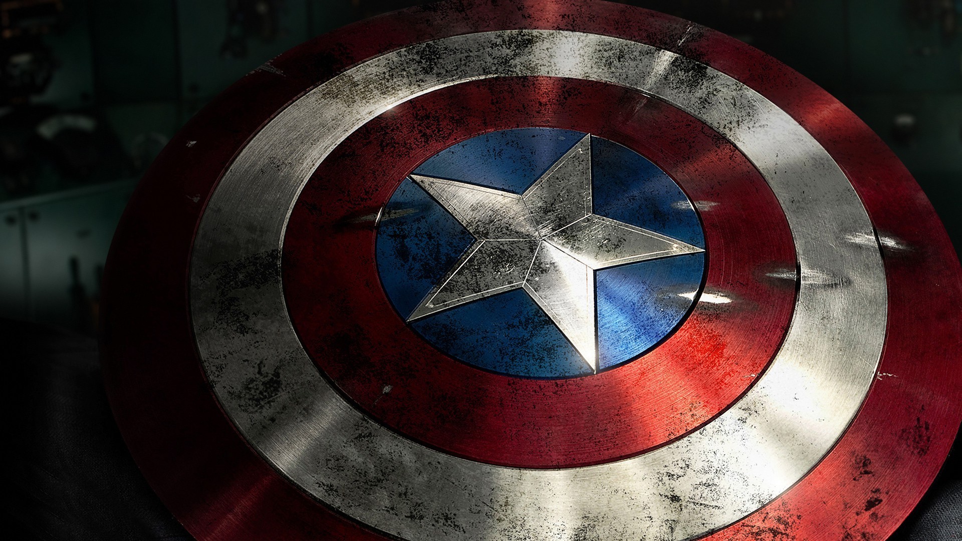 Captain America's Shield from Marvel Comics HD Wallpaper
