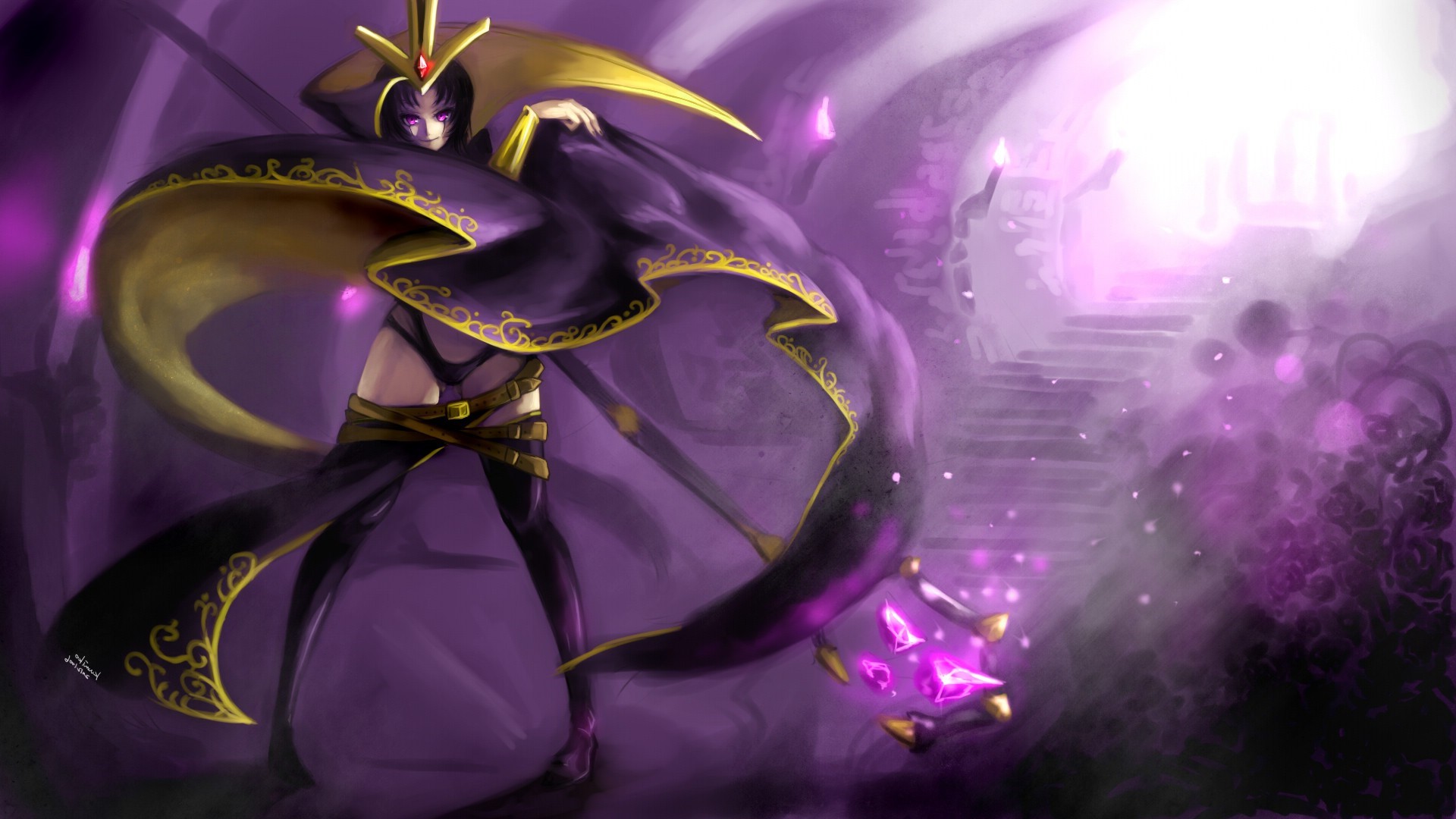 Leblanc from League of Legends HD Wallpaper