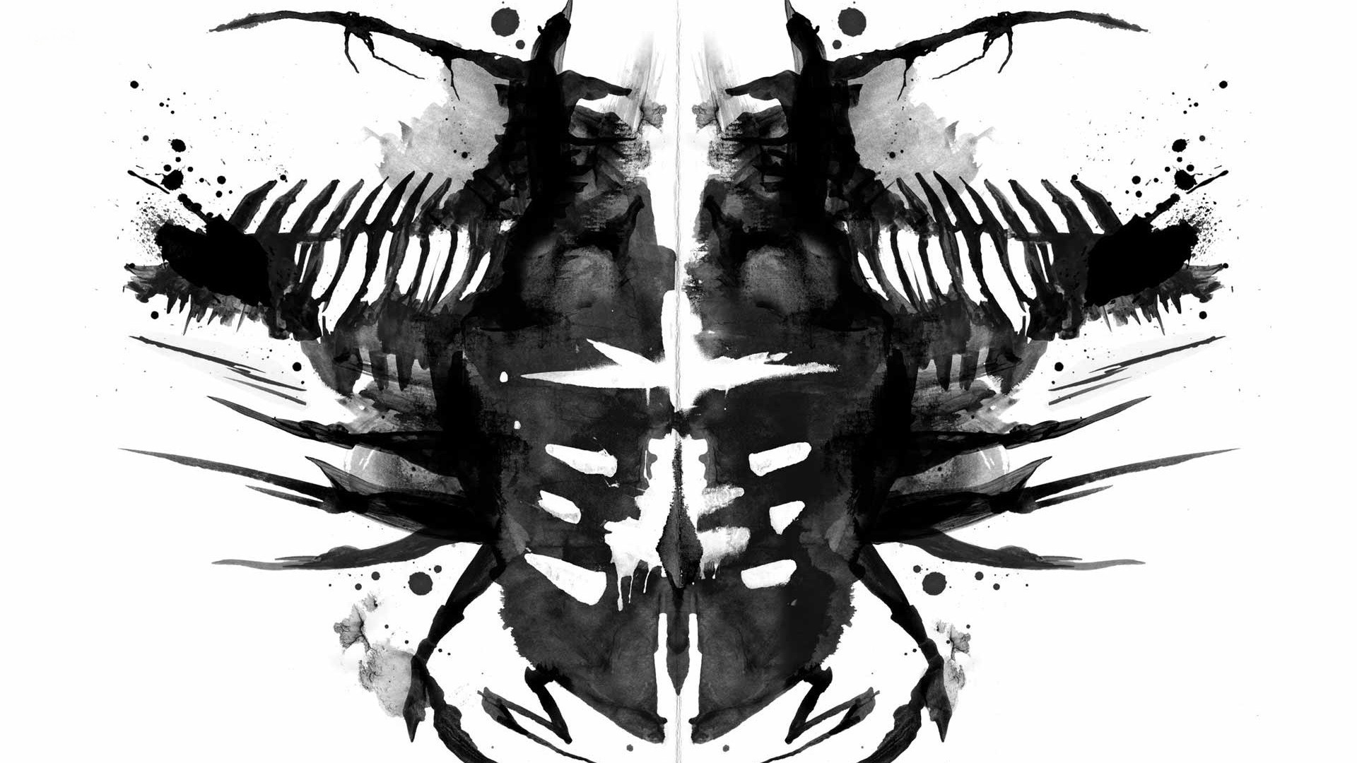 Rorschach test artwork from Dead Space HD Wallpaper