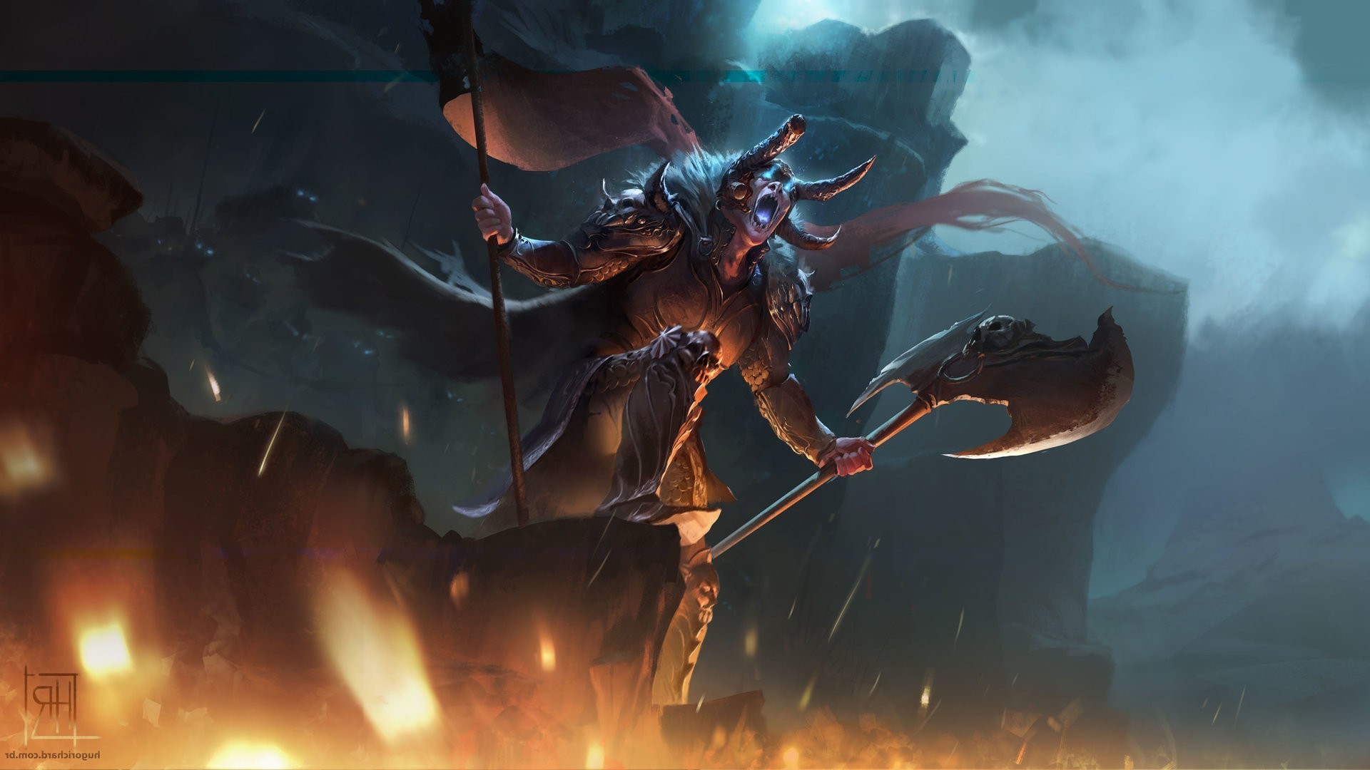Legion Commander from Dota 2 HD Wallpaper