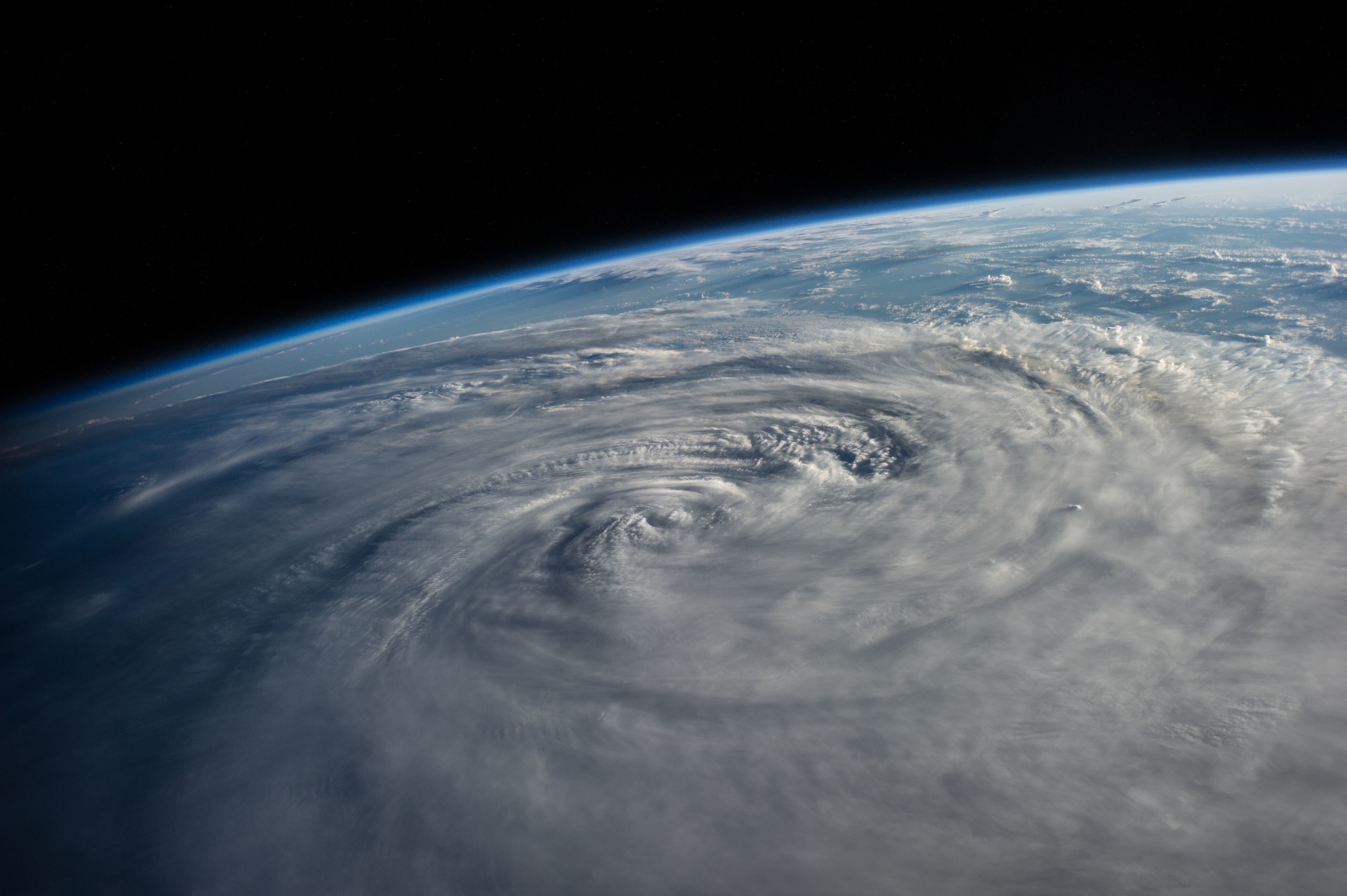 Hurricane from Space HD Wallpaper