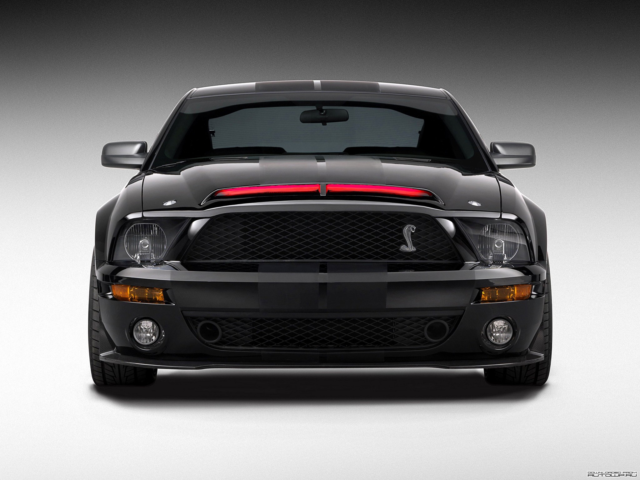 Black Ford Mustang from Knight Rider HD Wallpaper